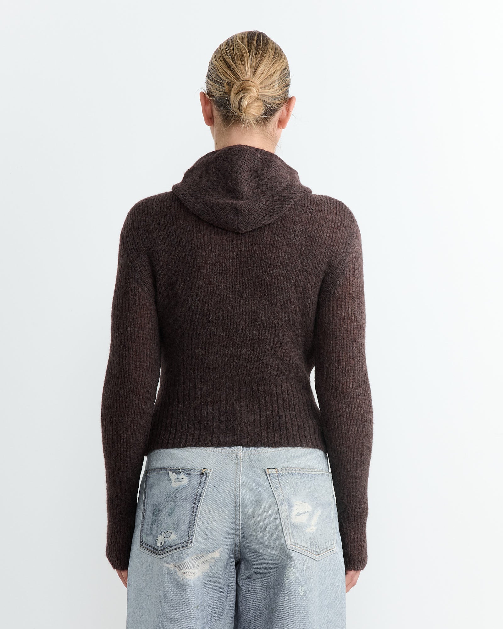 Our Legacy Compact Hoodie Smokey Brown - Smokey Brown / 38 (261337)