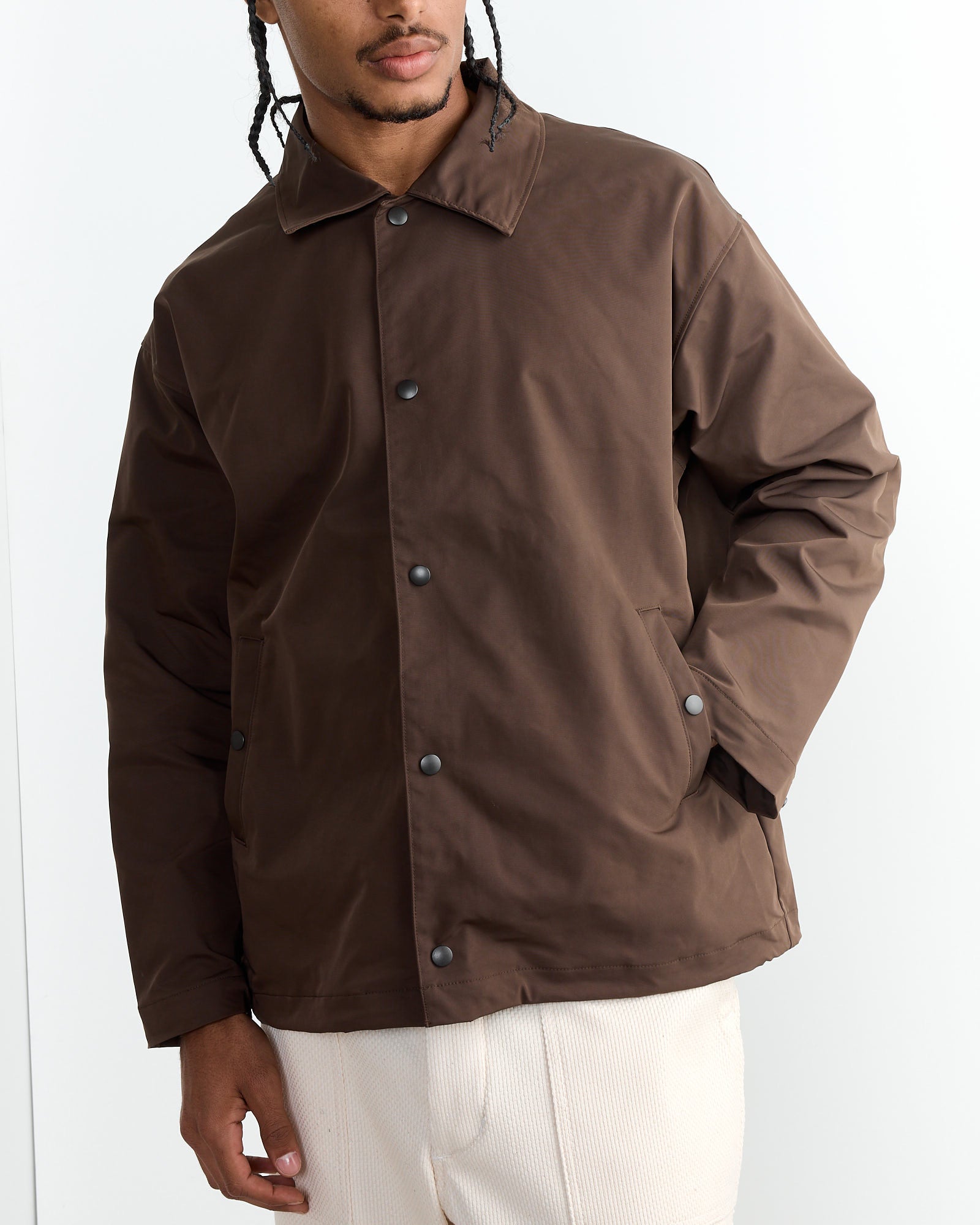 Jackman OX Coach Jacket Brown - Brown / L (261410)