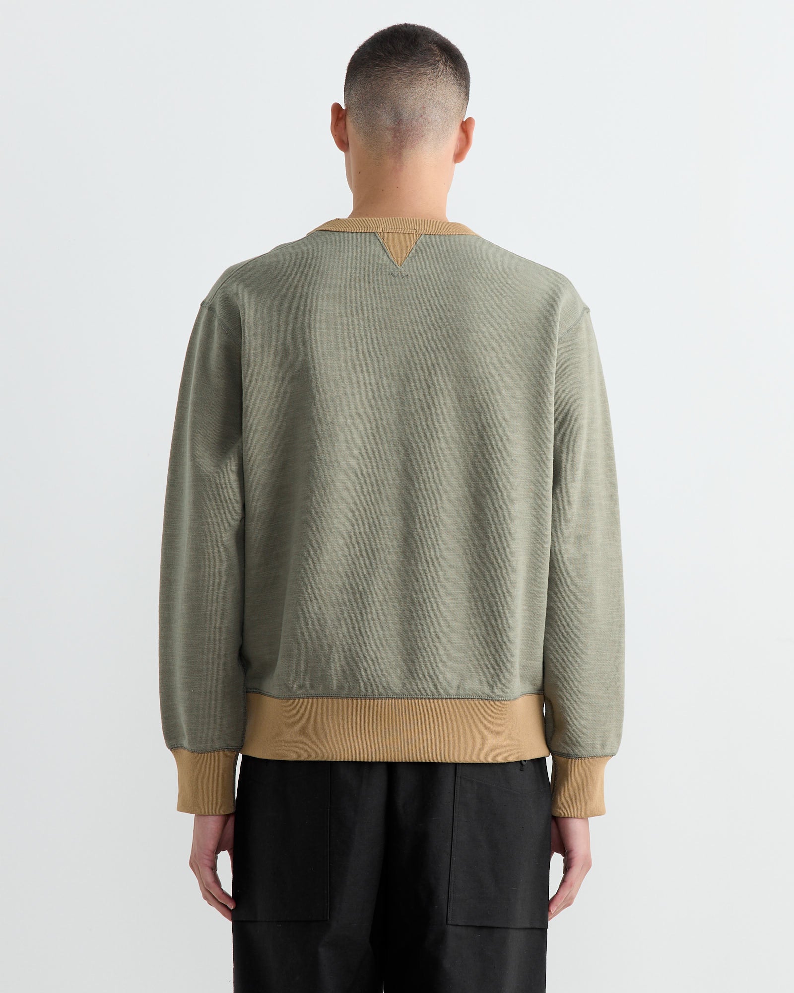 Jackman GG Sweat Crewneck Olive/Ocher - Olive/Ocher / L (261425)