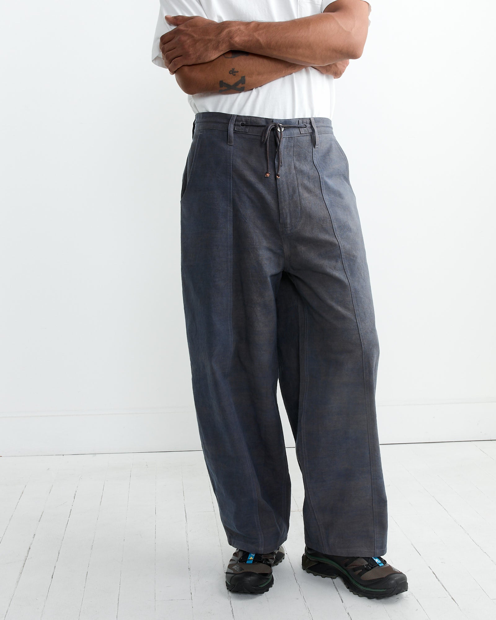 Story mfg Document Pant Purple - Purple / L (261502)