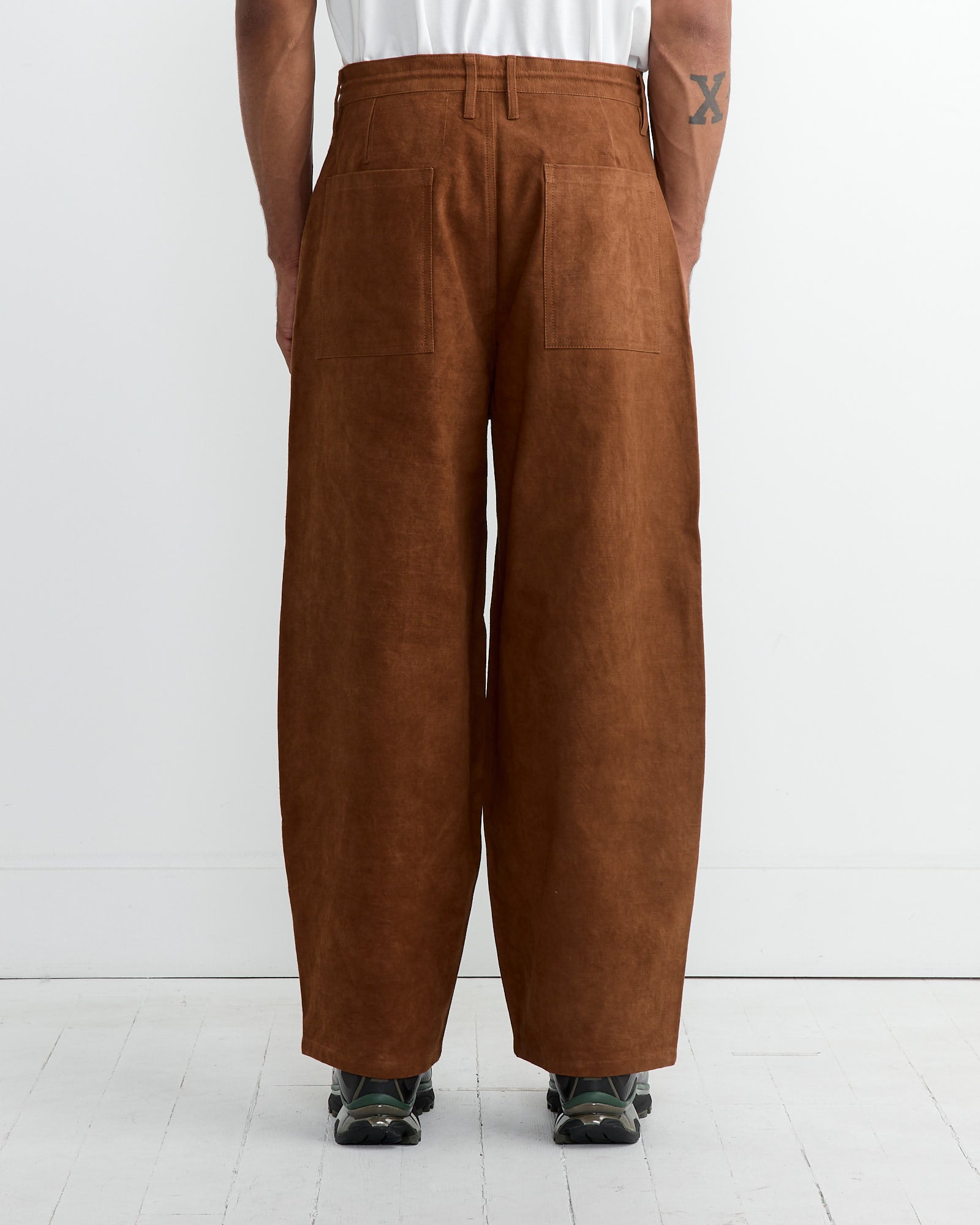 Story mfg Document Pant Bark Brown - Bark Brown / L (261522)