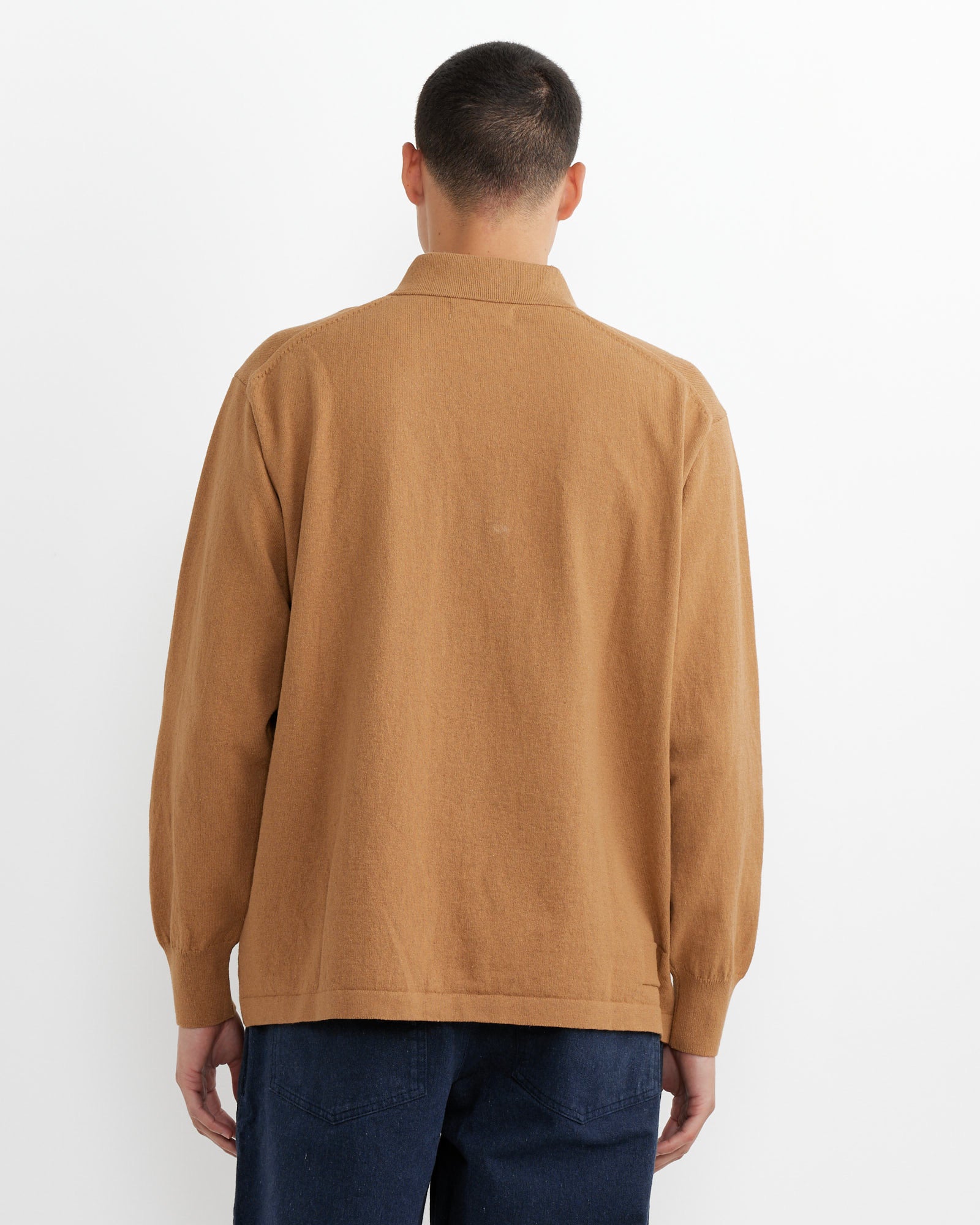 Pullover Knit Shirt in Cumin