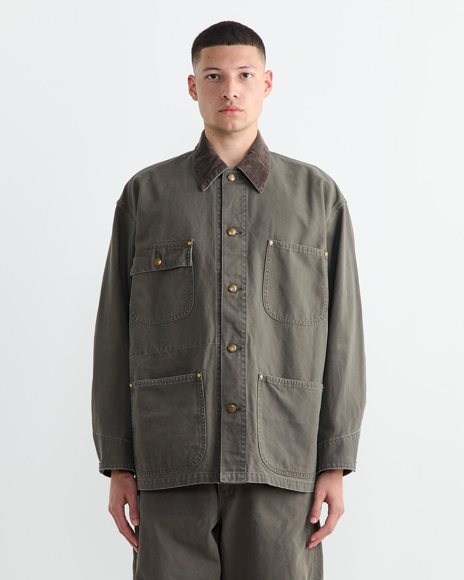 Orslow Relaxed Fit Coverall Army Green - Army Green / 2 (261880)