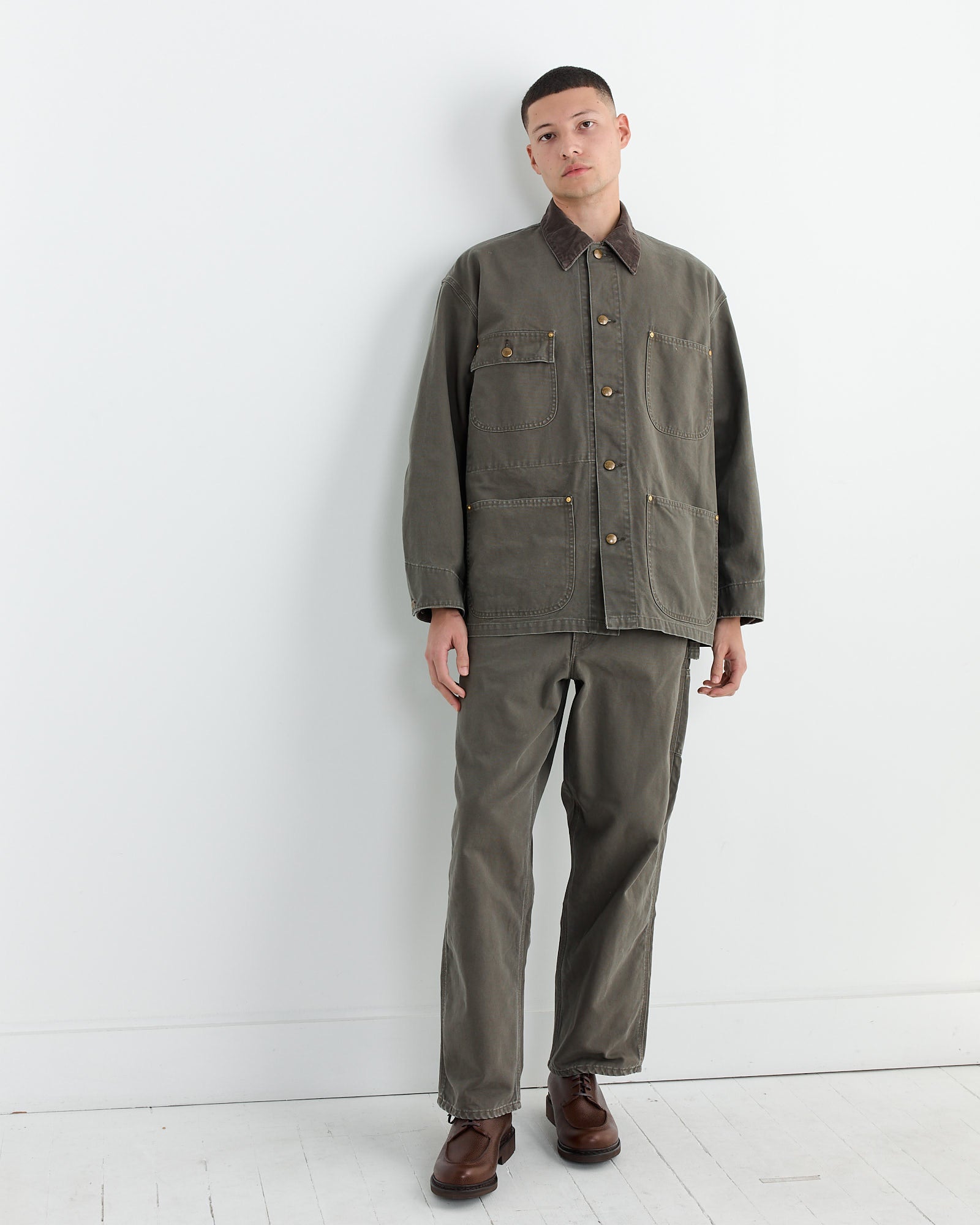 Orslow Relaxed Fit Coverall Army Green - Army Green / 2 (261880)