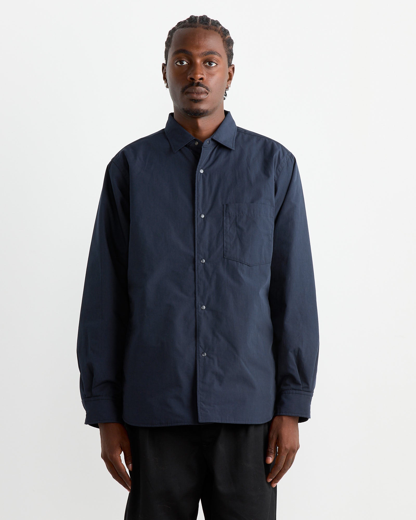 Nanamica Insulation Shirt Jacket Dark Navy - Dark Navy / M (261930)