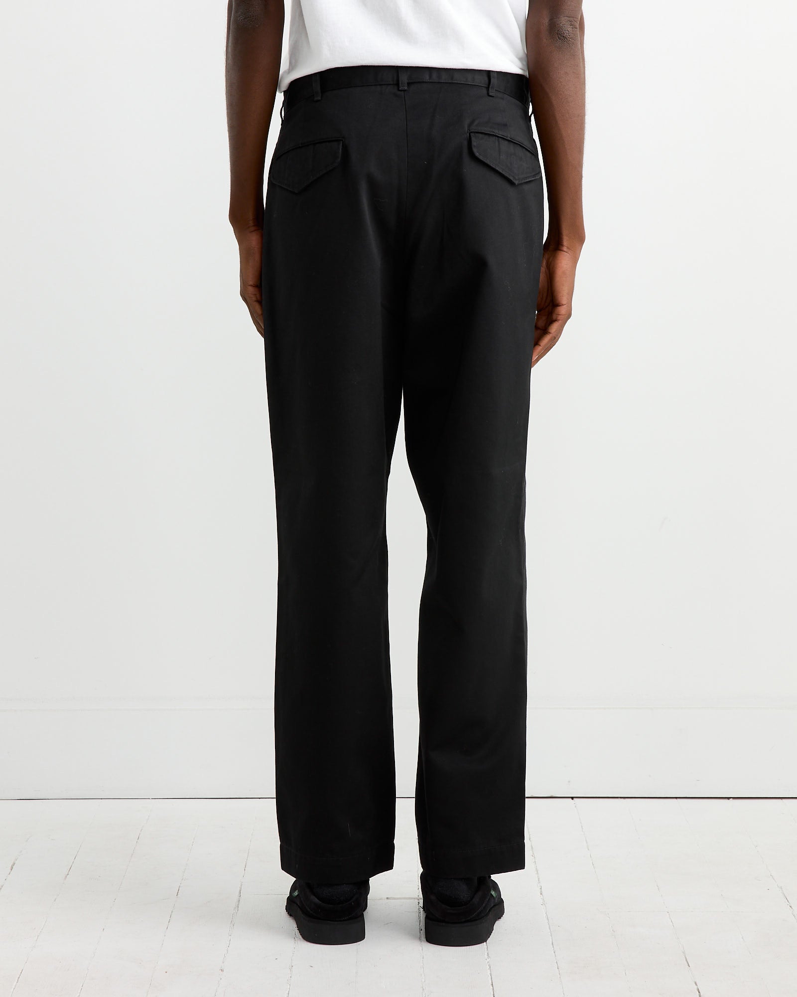 Nanamica Double Pleat Chino Pant Black - Black / 32 (261944)