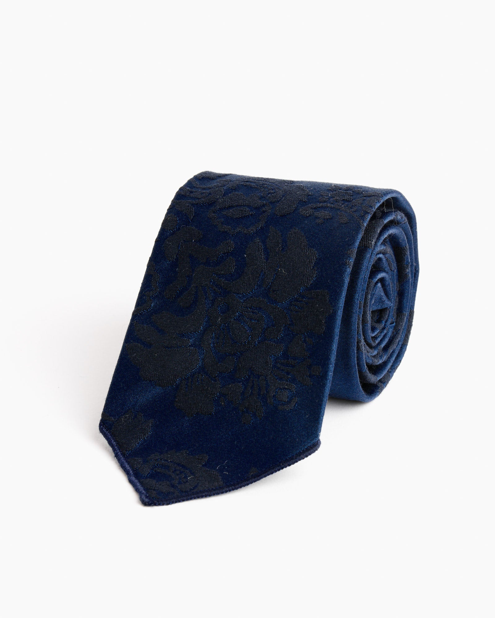 Neck Tie in Navy/Floral