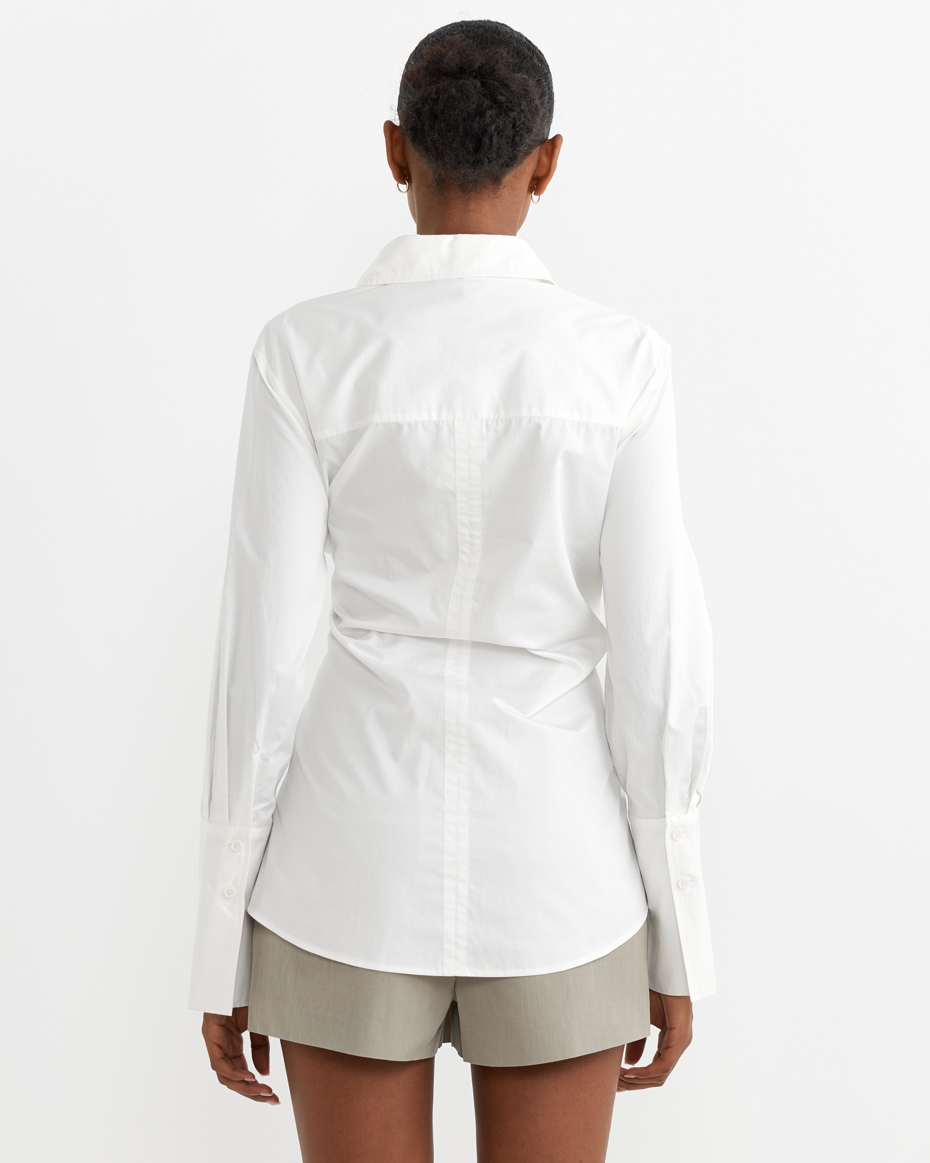 Wrap Shirt in White