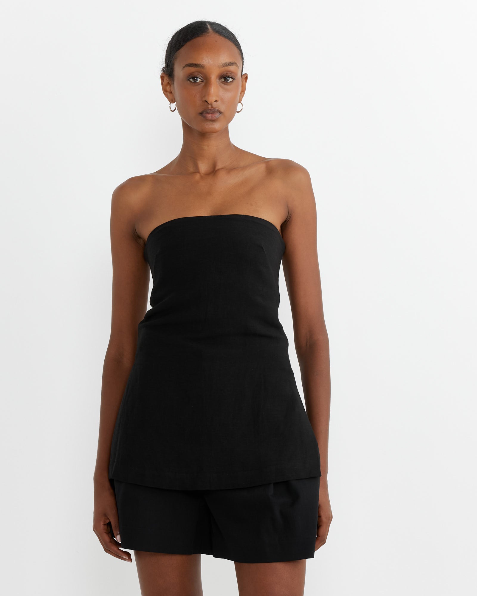 St. Agni Column Tunic Black - Black / XS (262055)