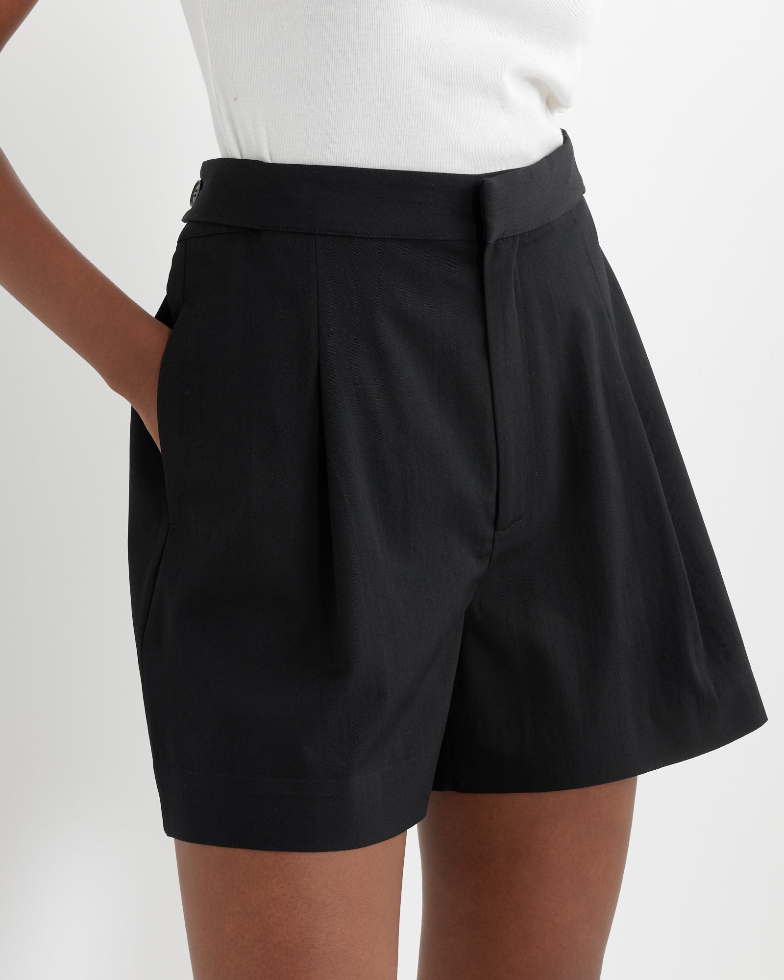 Adjustable Short in Black