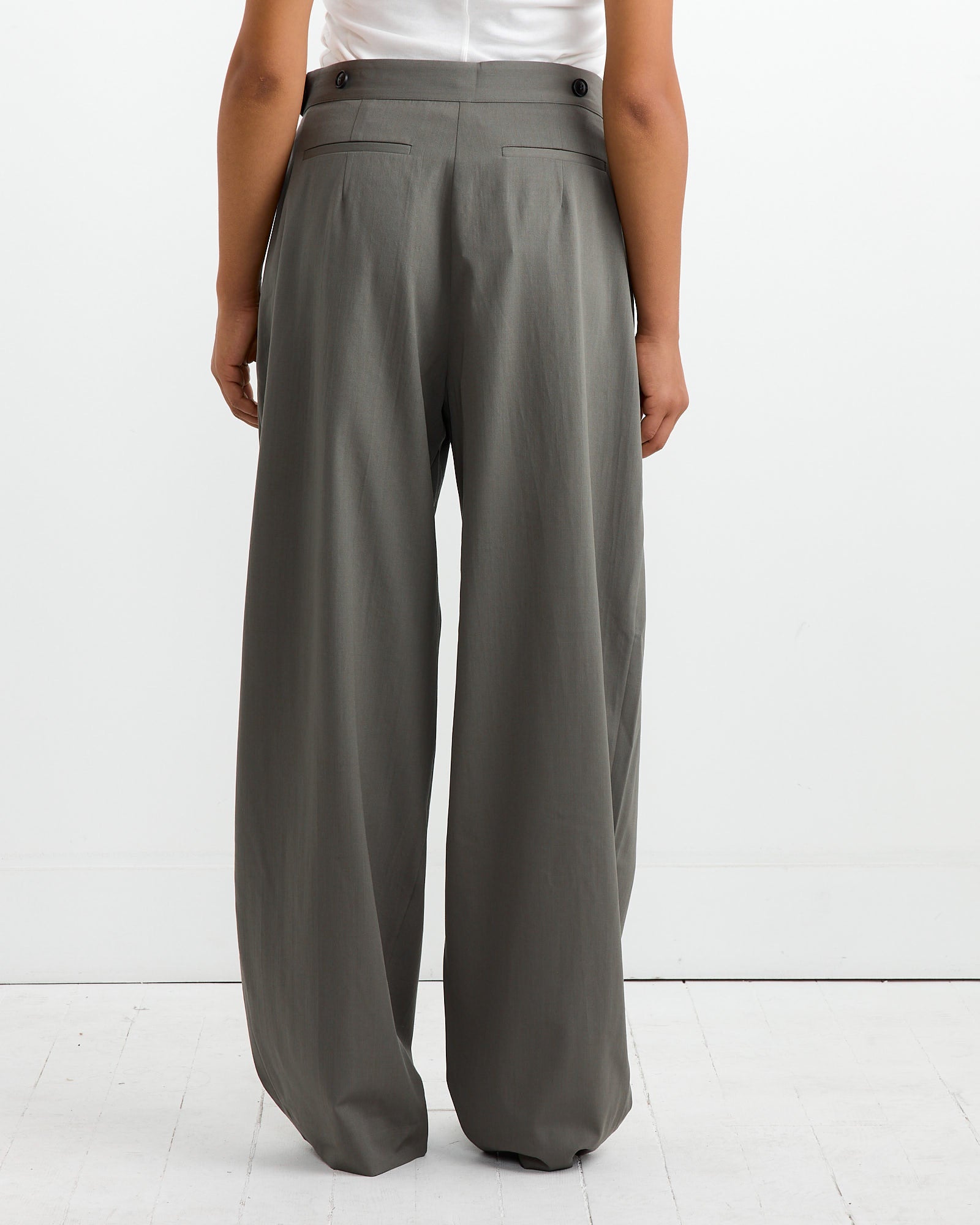 Adjustable Pant in Smokey Olive