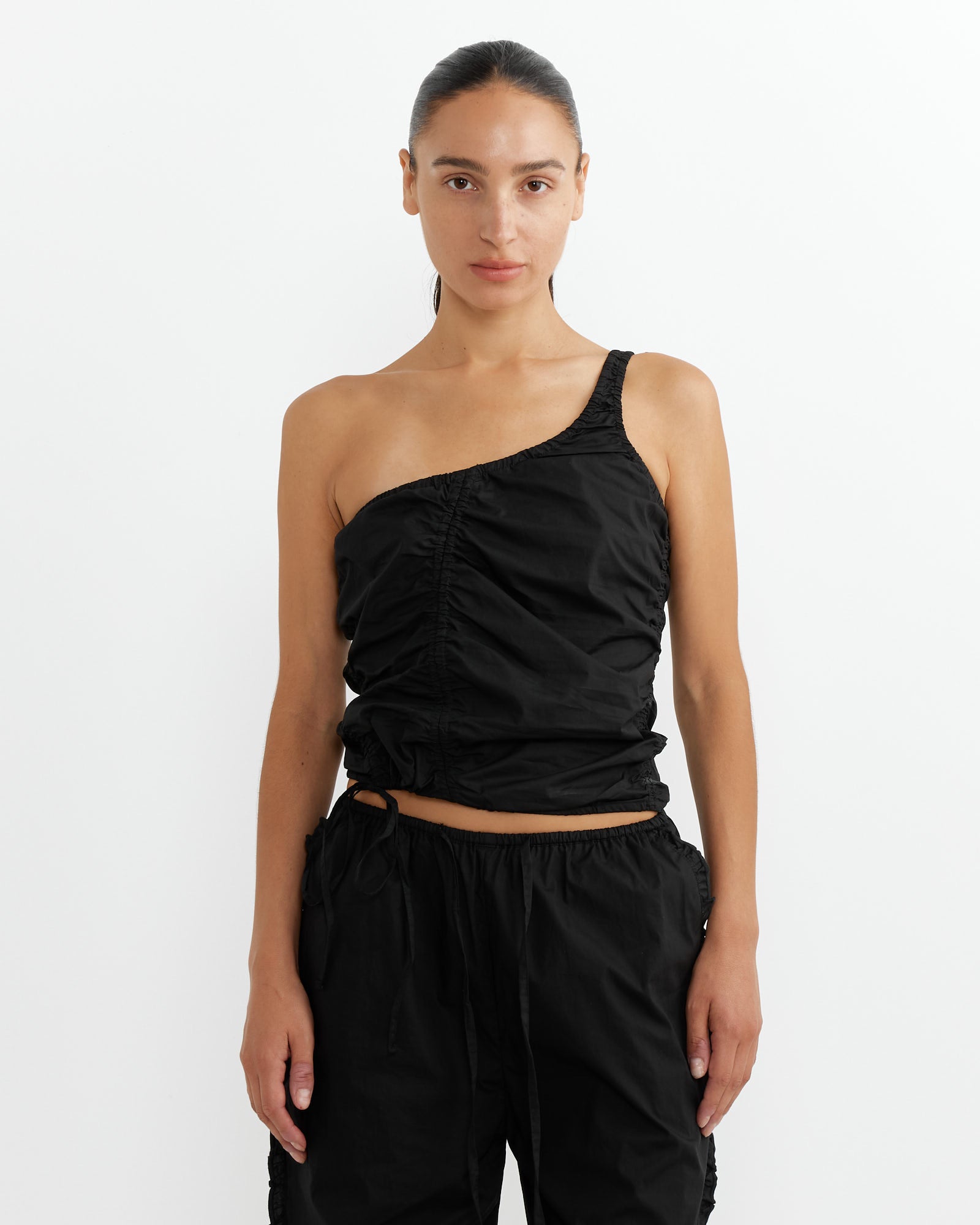 Deiji Studios Scrunchie Top Black - Black / XS (262104)