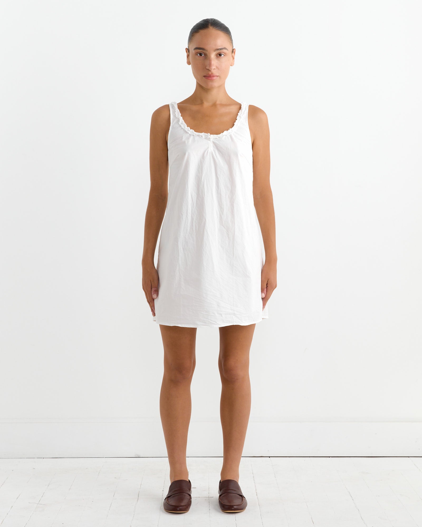 Babylock Dress in White