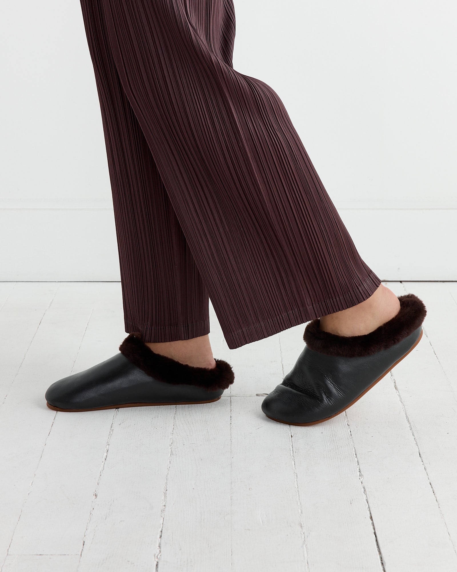 Rachel Comey Echo Slide Black/Brown - Black/Brown / 8 (262241)