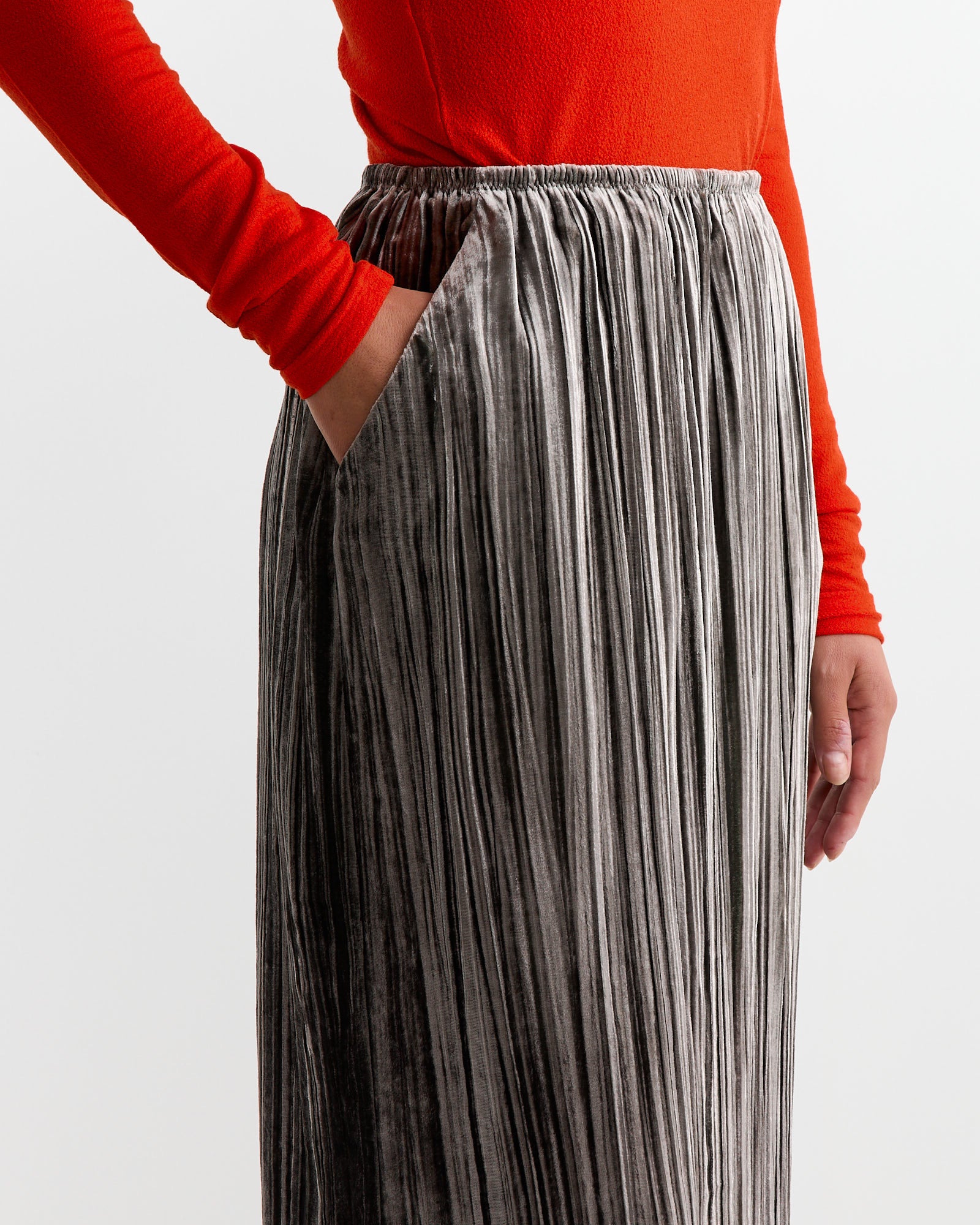 Rachel Comey Vela Skirt Gunmetal - Gunmetal / 2 (262245)