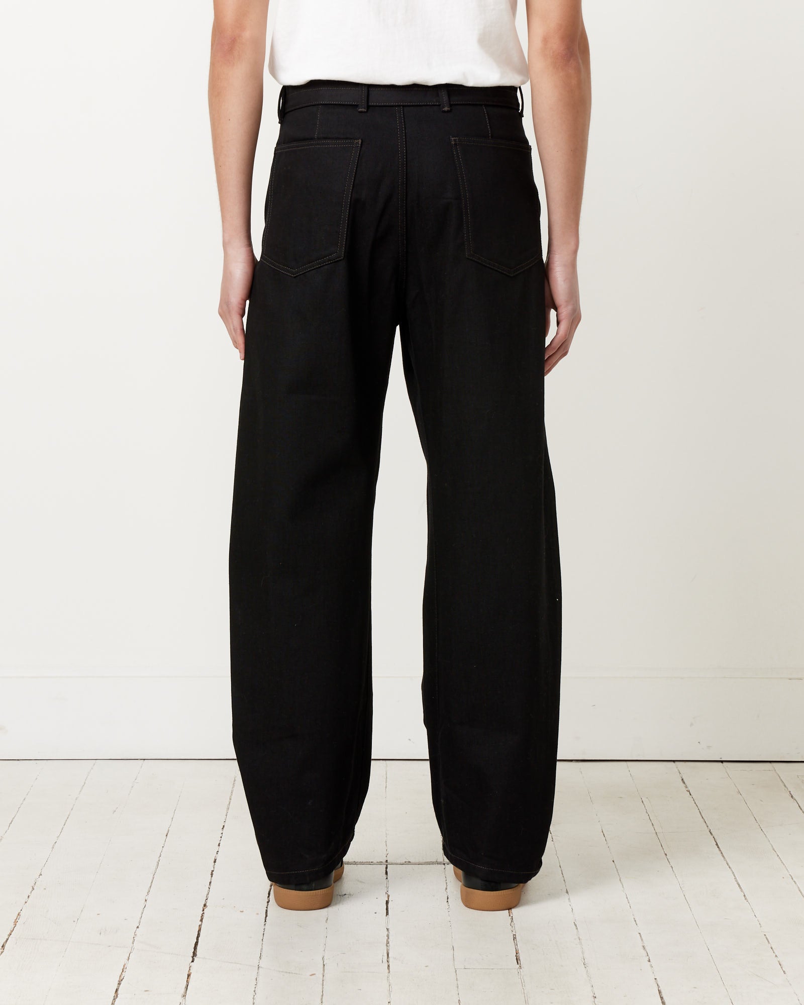 Lemaire Twisted Belted Pant Black - Black / S (262277)