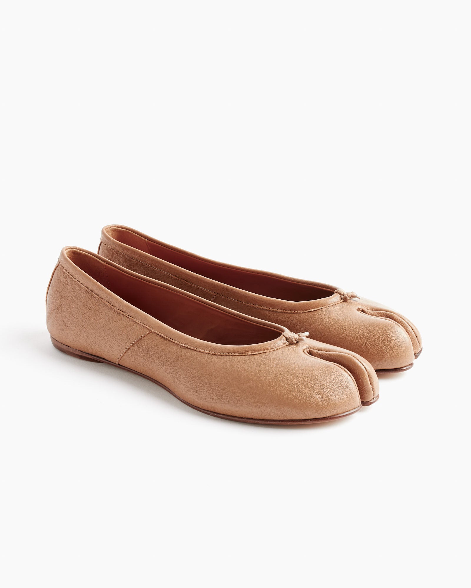 Tabi Ballerina Flat in Brown - Brown / 38 (262308)