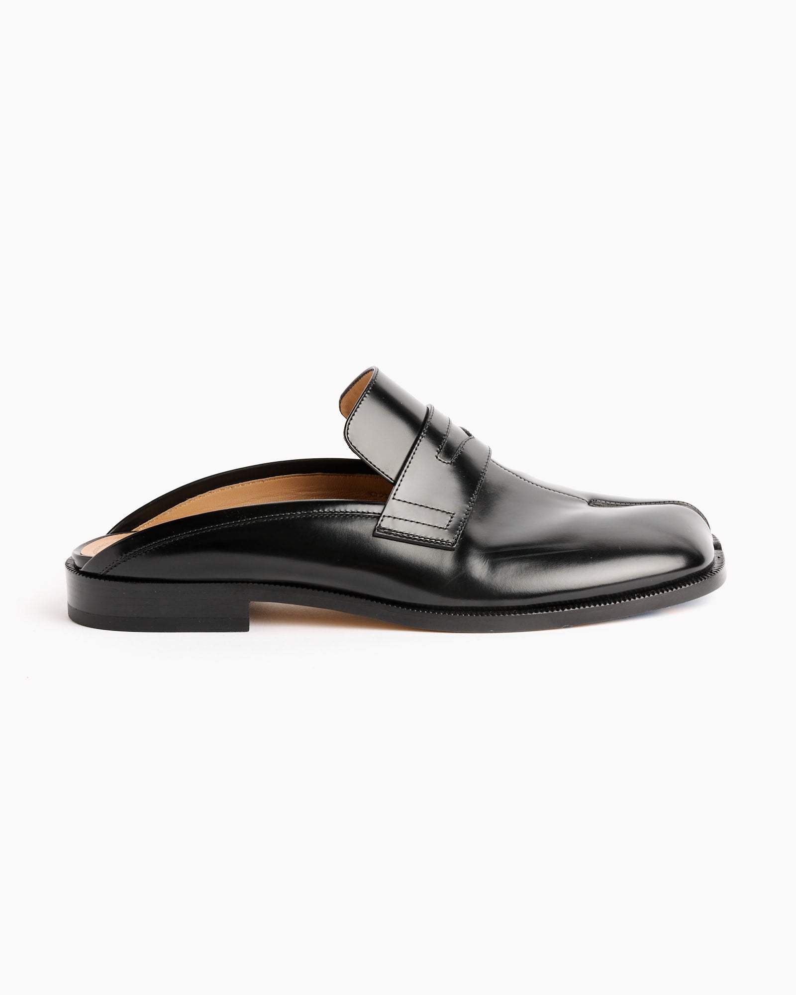 Maison Margiela Tabi Loafer Mule Black - Black / 44 (262329)