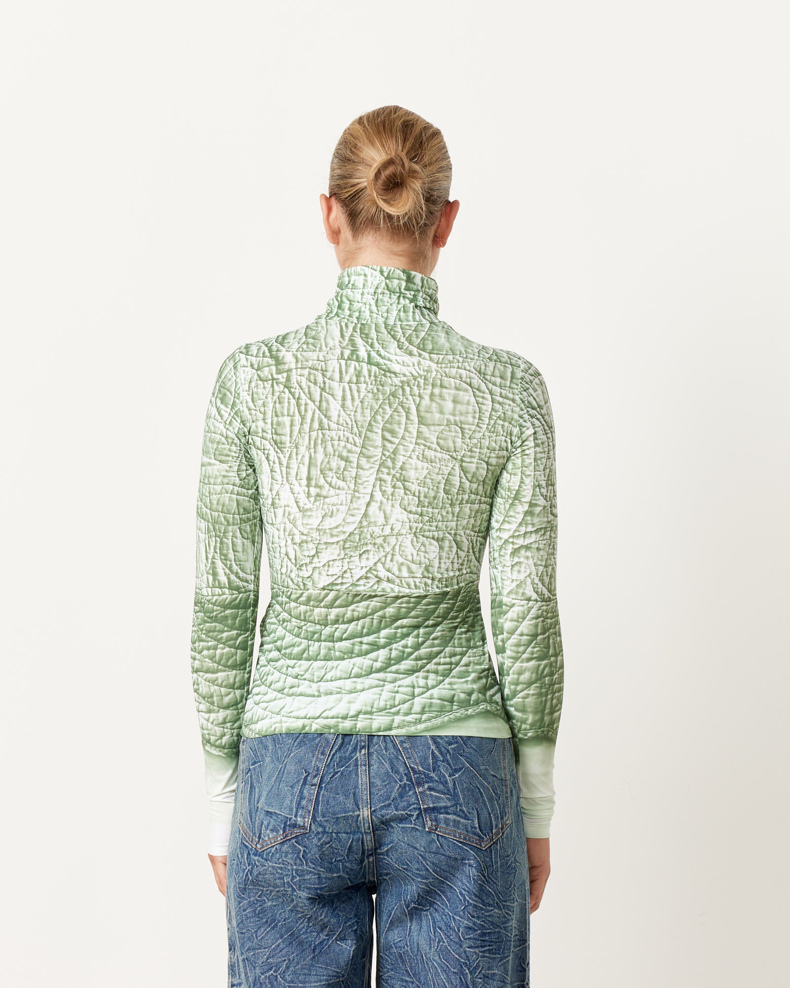 Long-sleeved Top in Green