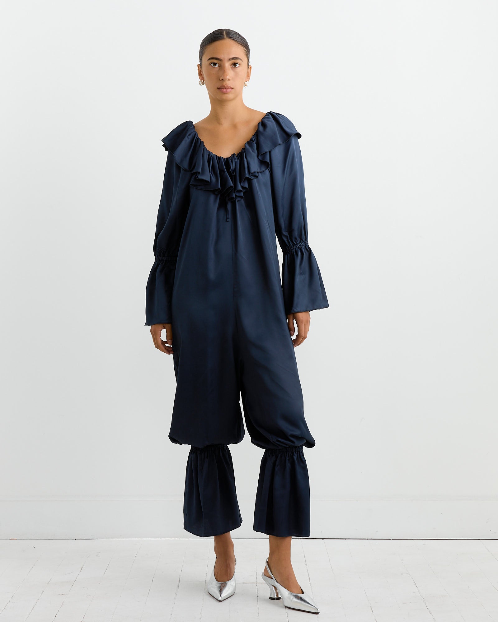 Suzanne Jumpsuit in Blue/Black