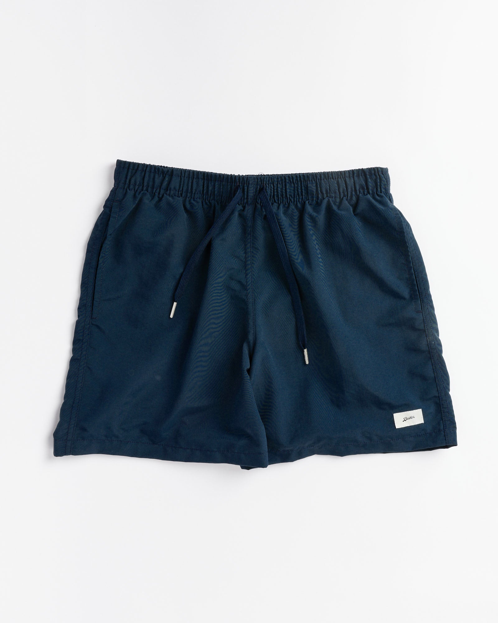 Solid Swim Trunk in Navy