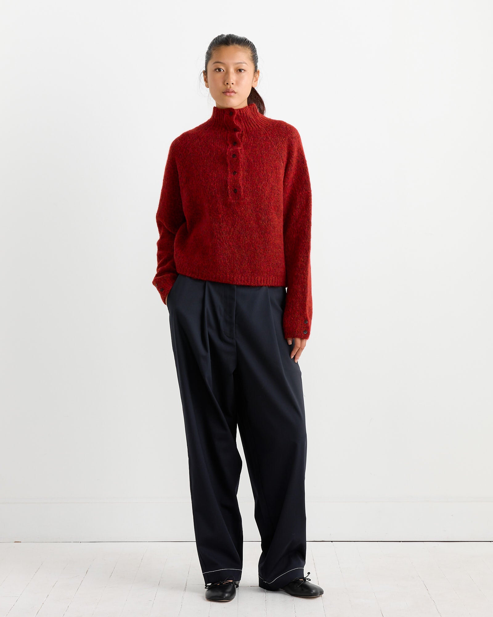 Tailoring Stitch Pant in Navy