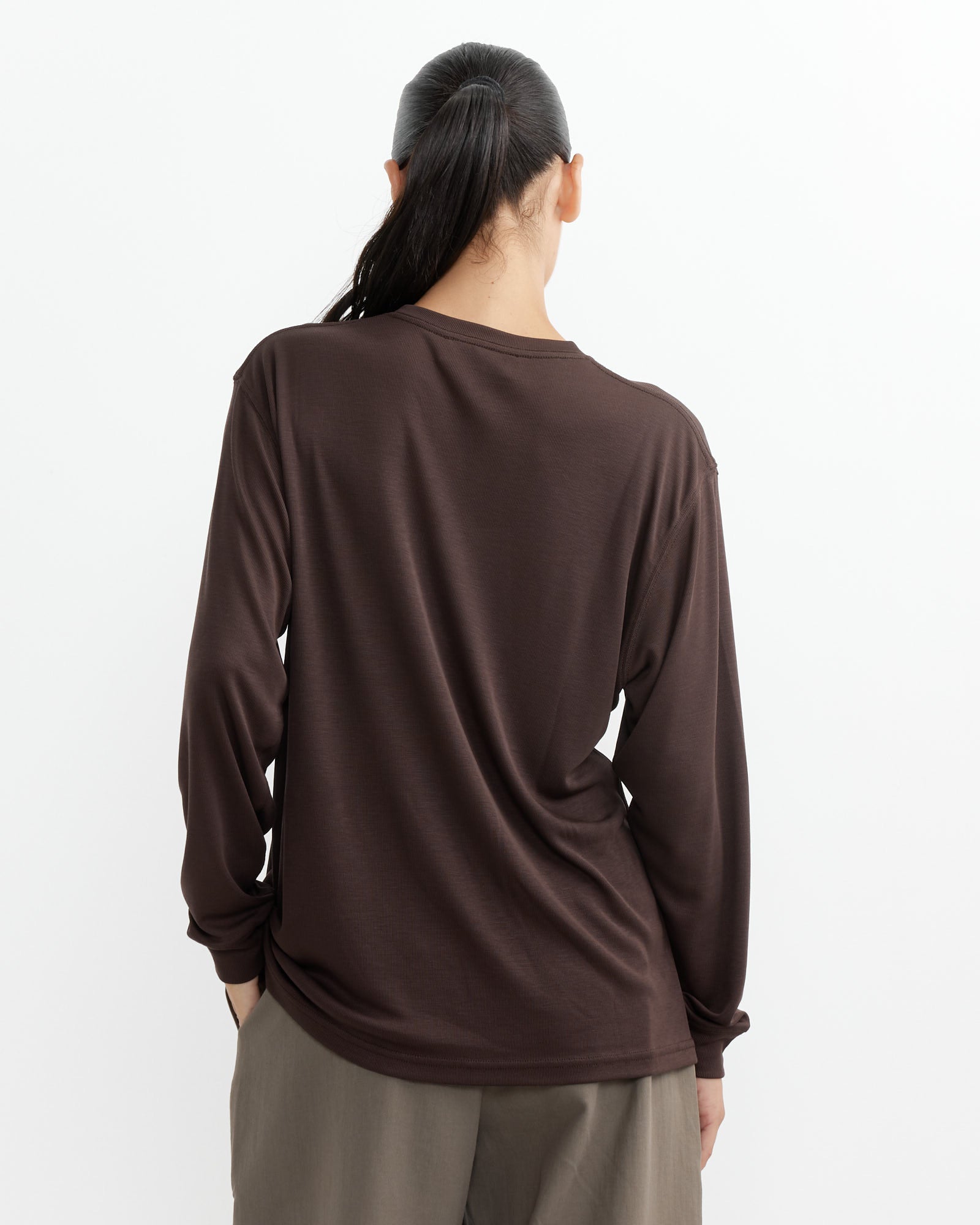 Simmons Top in Chocolate Brown