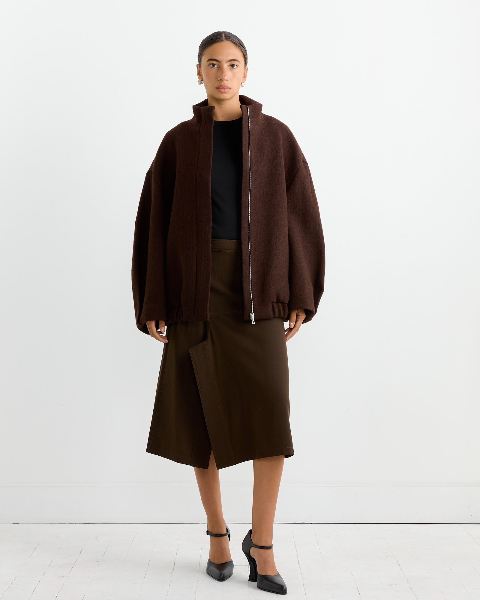 Dries Van Noten Voles 9243 Jacket Brown - Brown / S (262712)