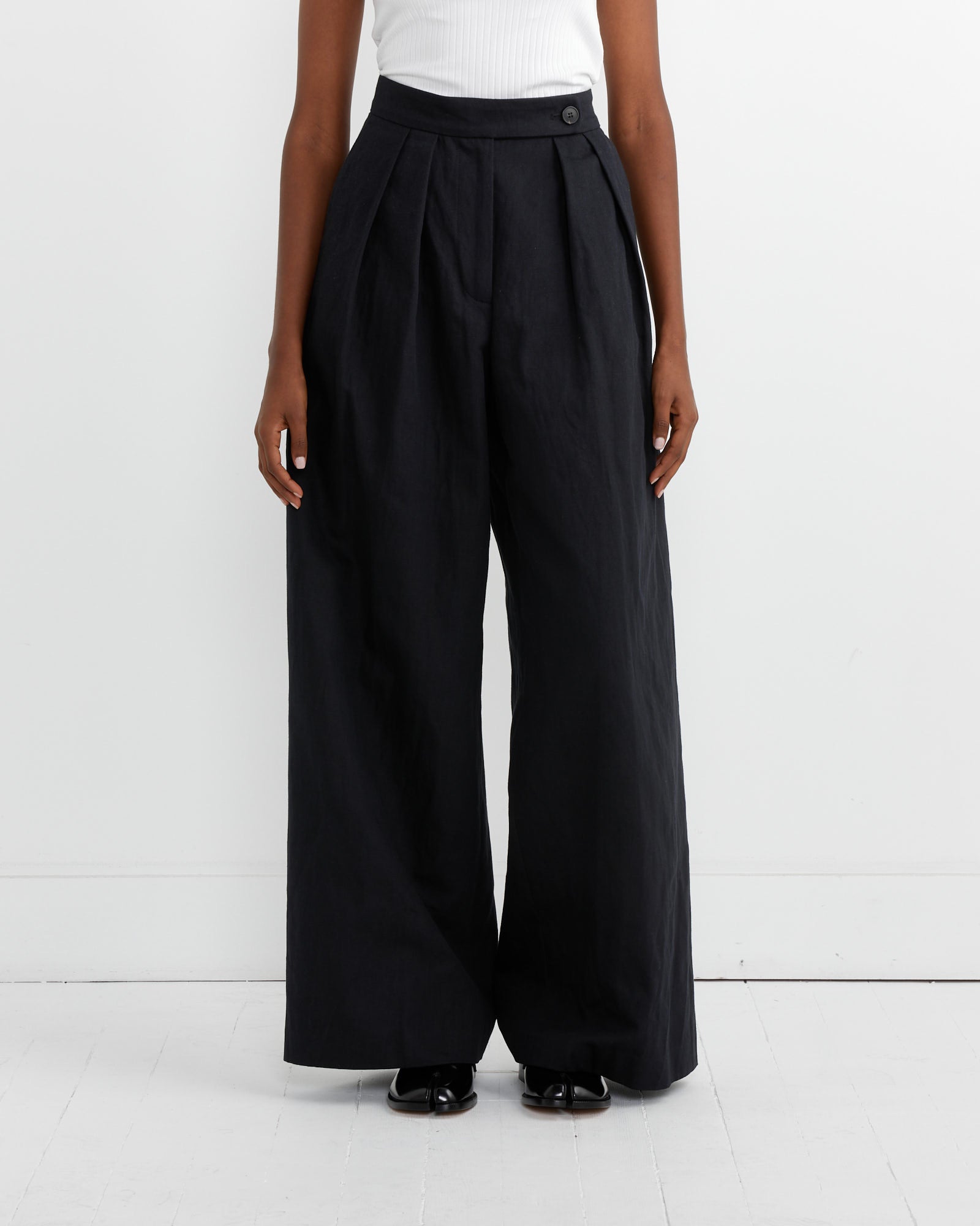 Dries Van Noten Pamplona 9245 Pant Black - Black / 34 (262723)