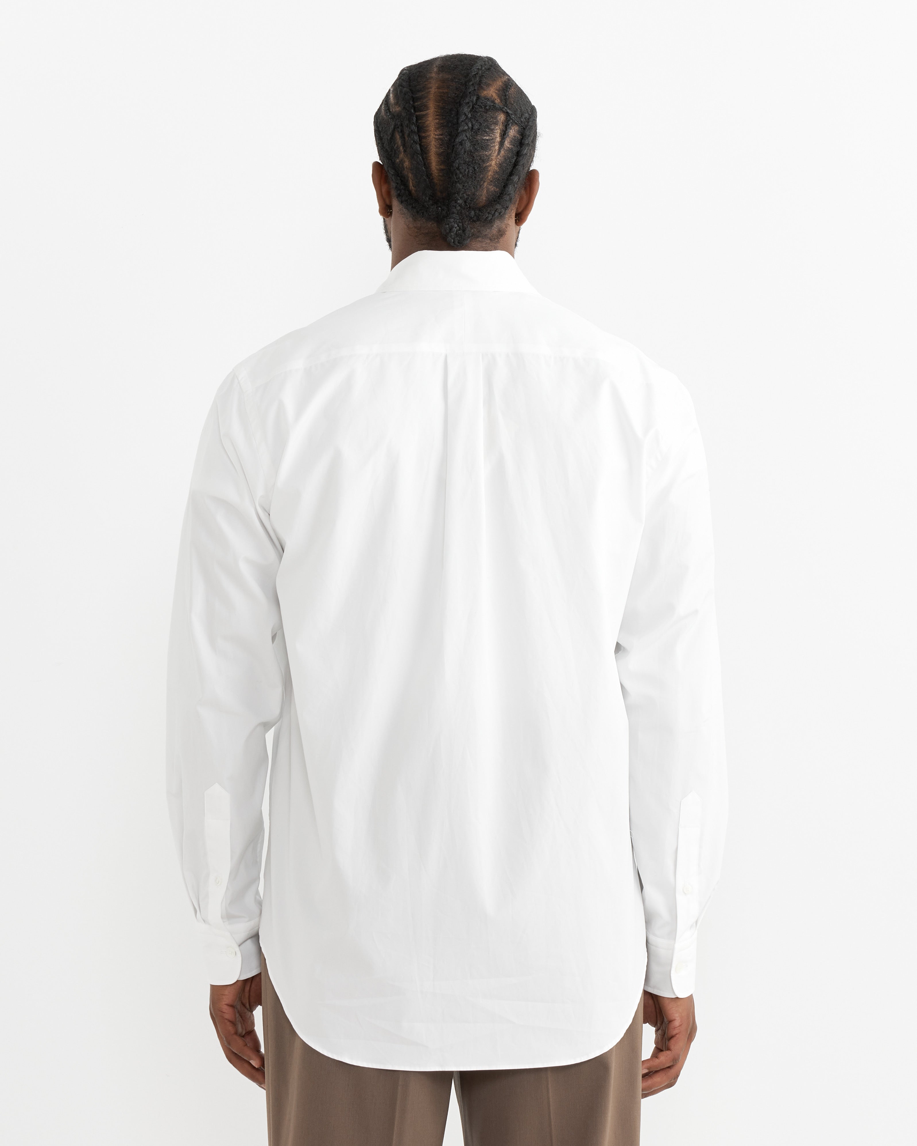 High Count Fine Ox Shirt in White