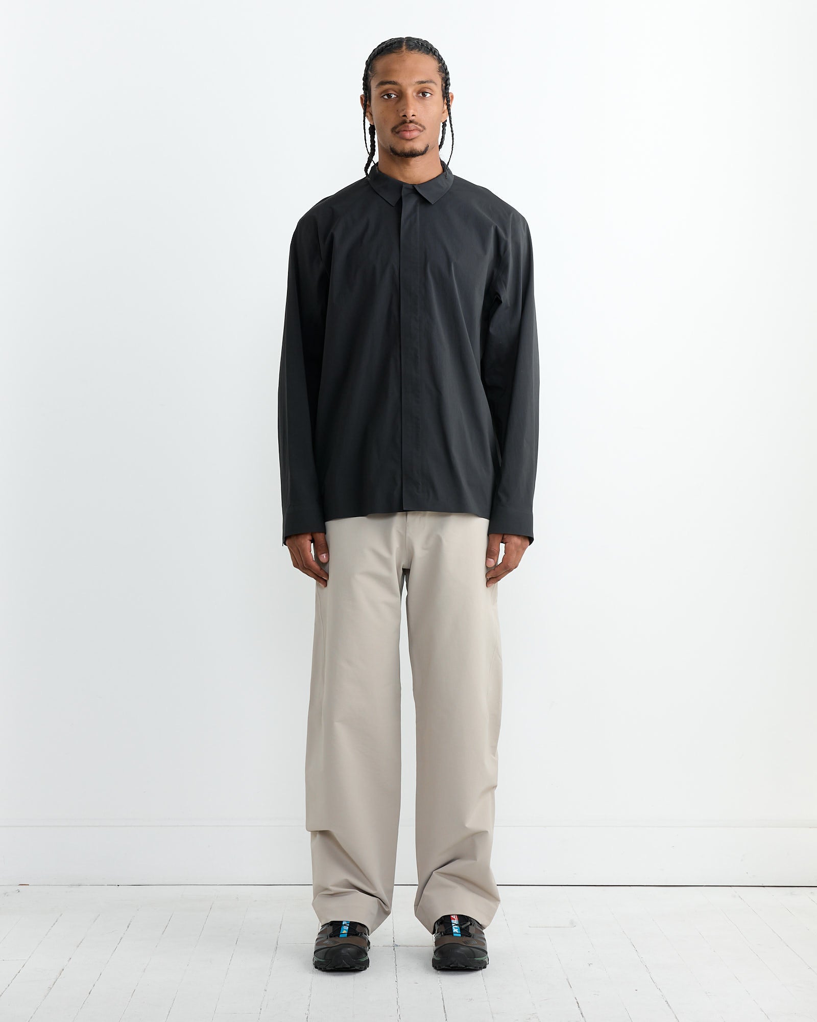 Veilance Metry L/S Shirt Black - Black / L (263017)