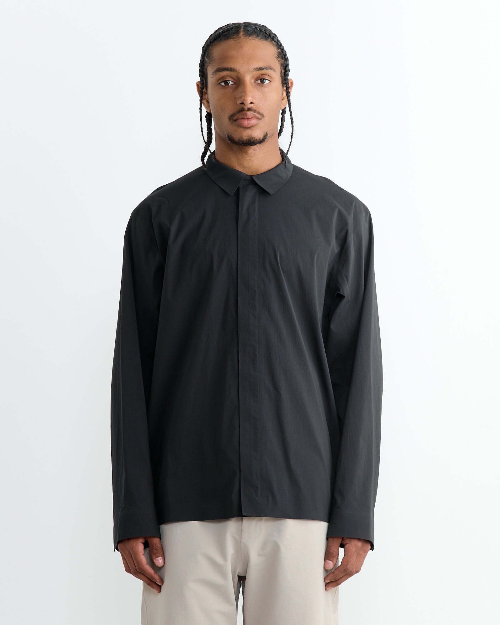 Veilance Metry L/S Shirt Black - Black / L (263017)