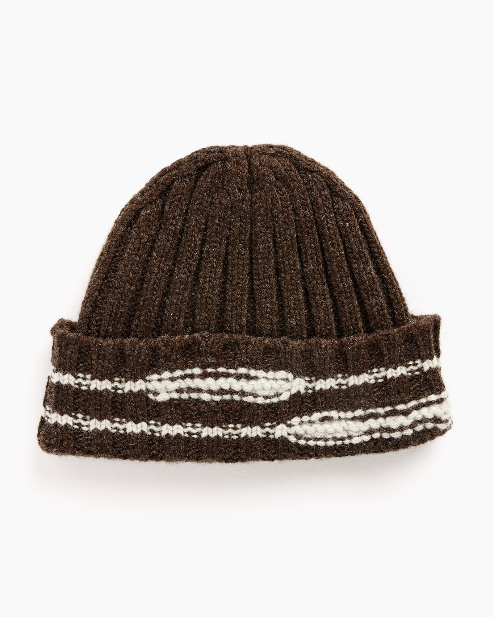 Court Beanie in Dark Brown