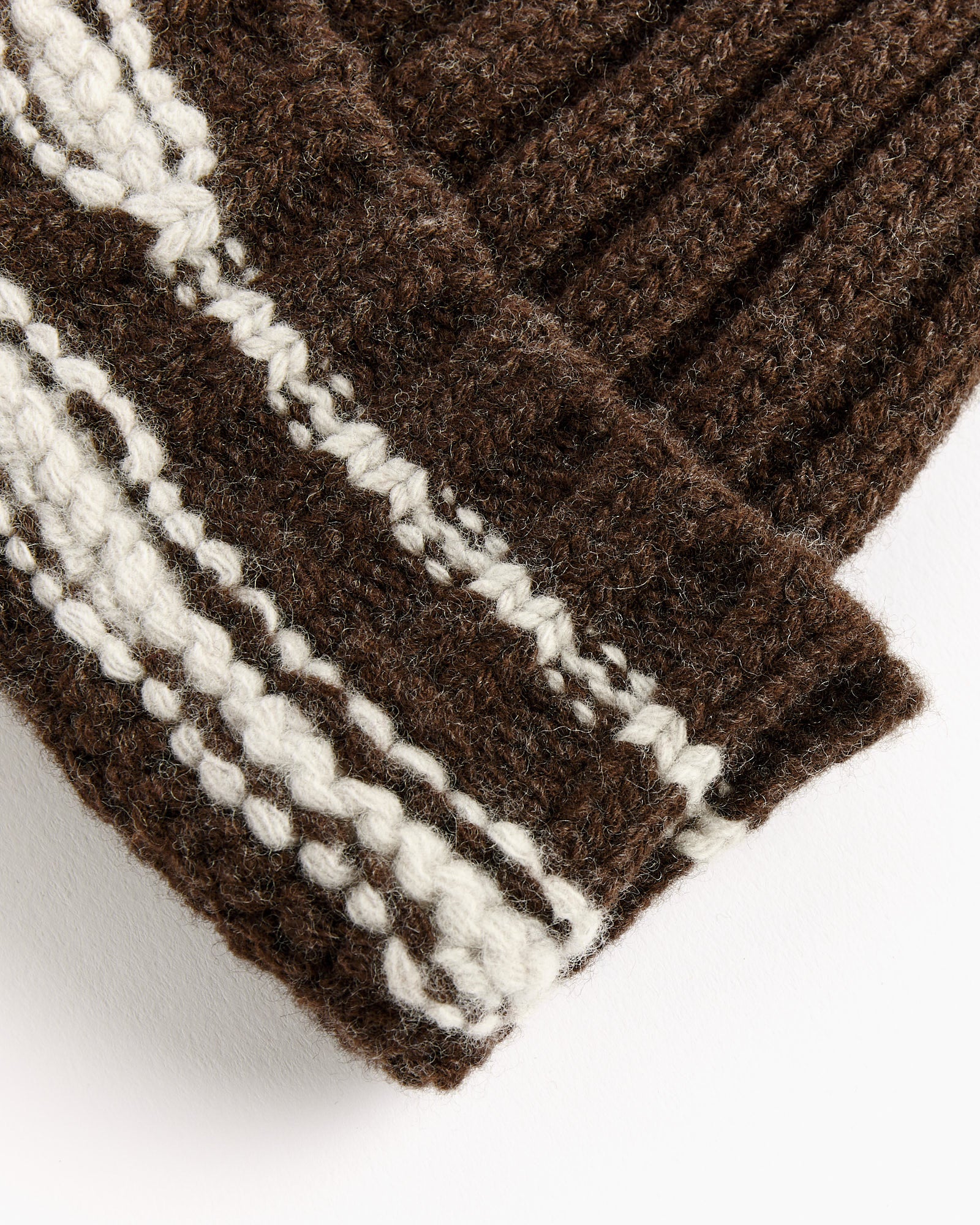 Court Beanie in Dark Brown