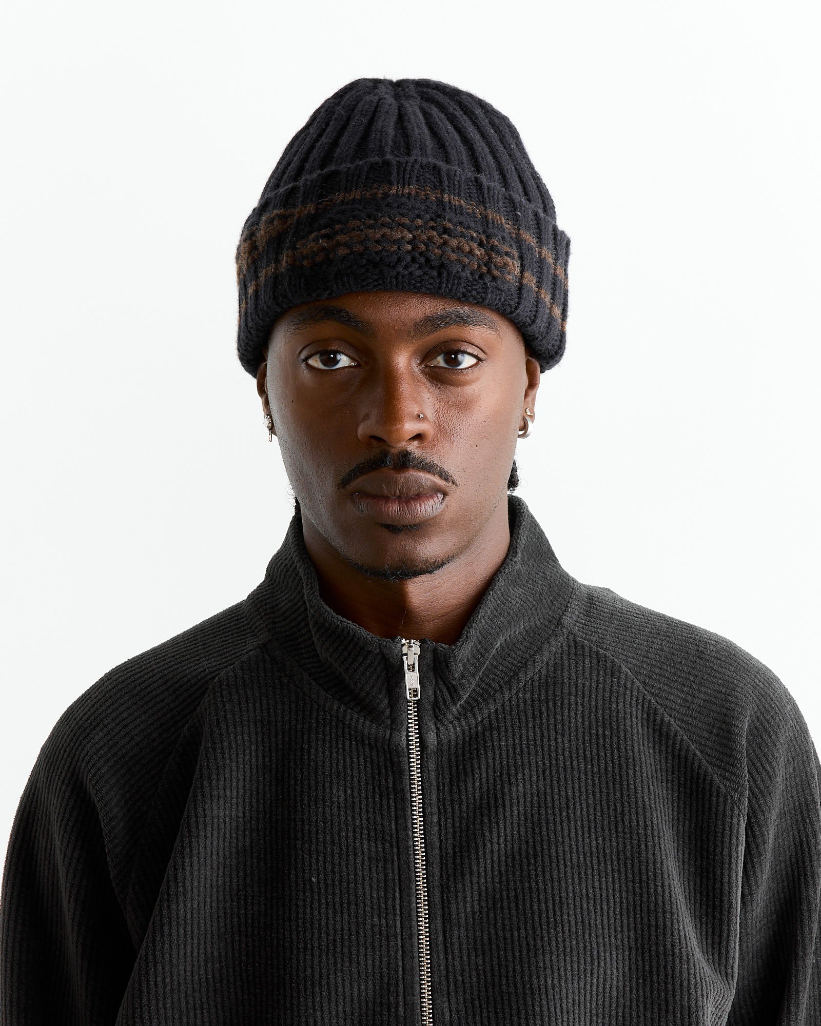 Court Beanie in Black