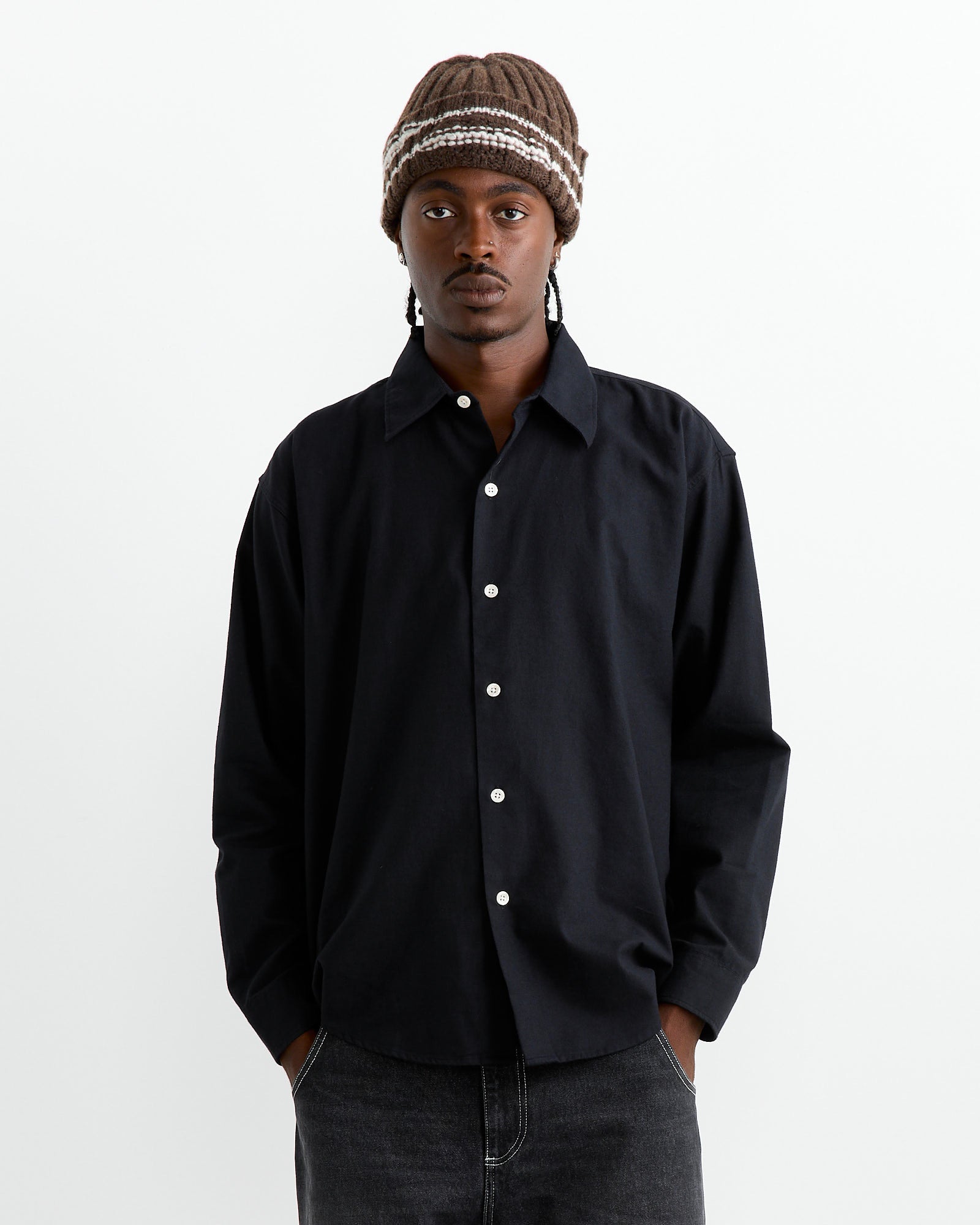 mfpen Exact Shirt Black Flannel - Black Flannel / S (263050)