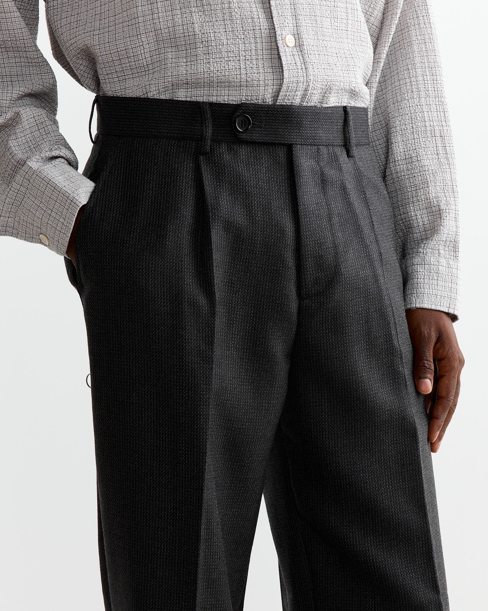 mfpen Service Trouser Dark Grey Twist - Dark Grey Twist / M (263075)