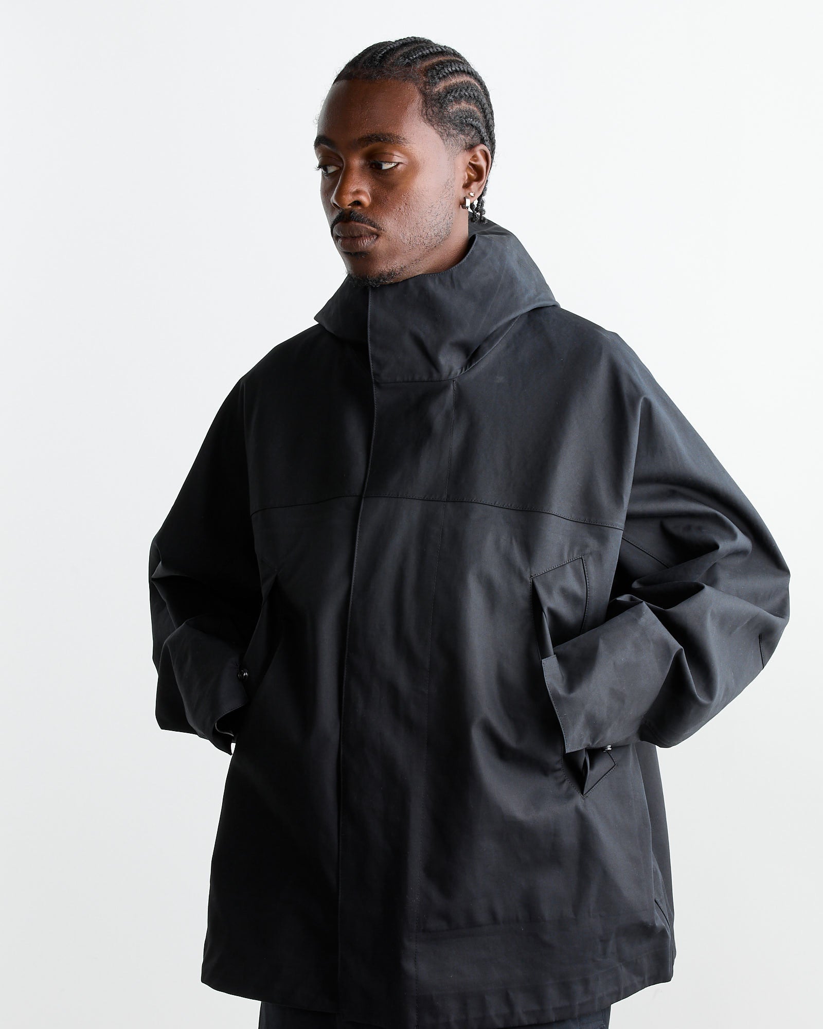 Lemaire Soft Technical Parka Black - Black / 48 (263089)