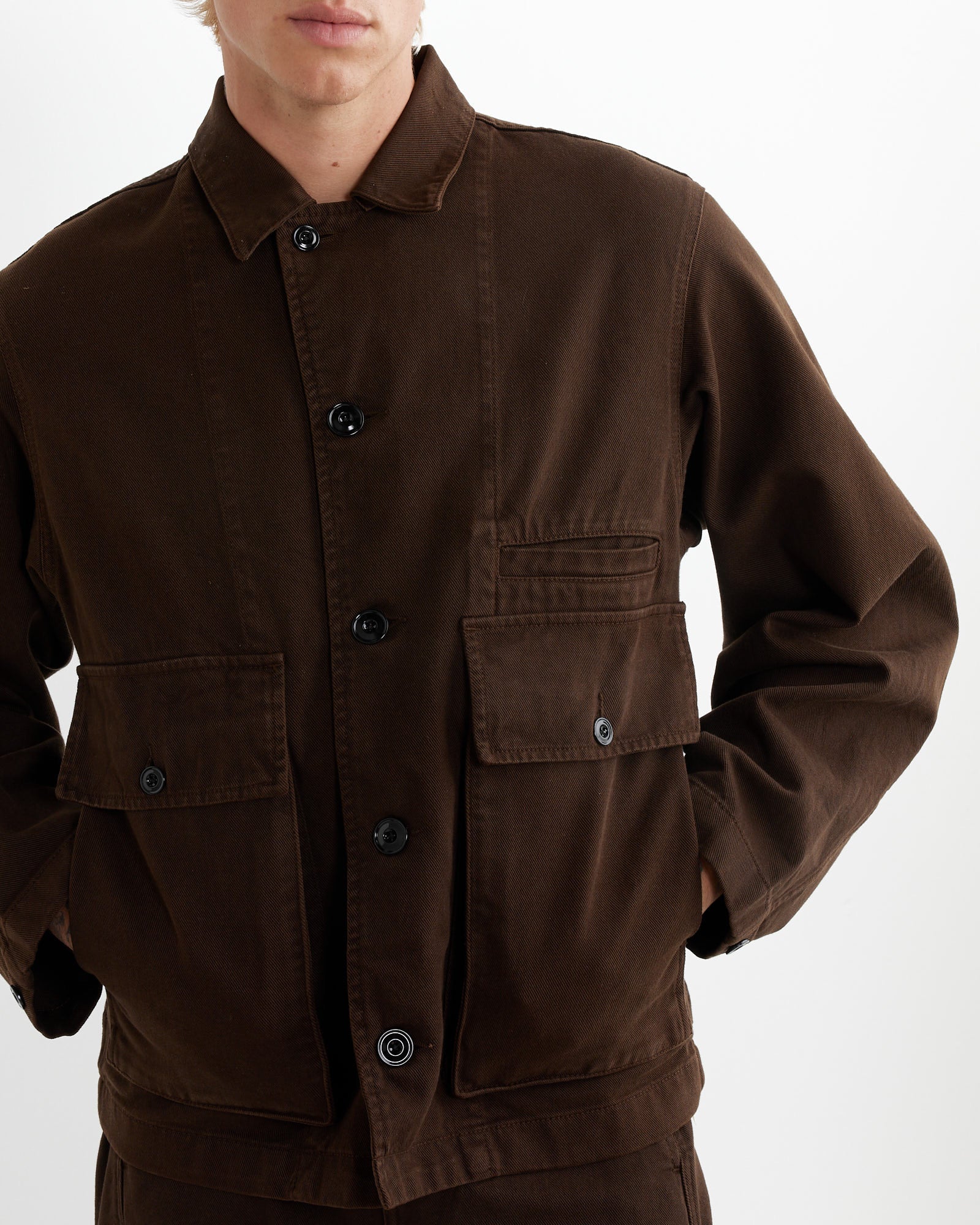 Boxy Jacket in Espresso