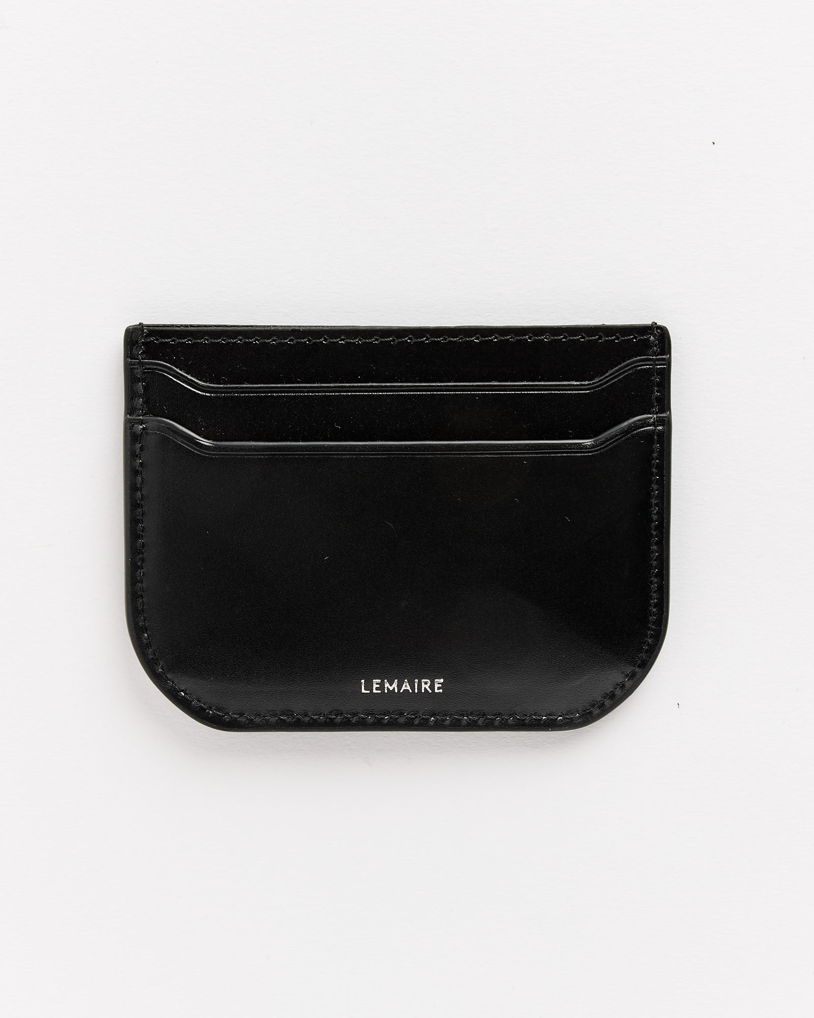 Lemaire Calepin Card Holder Black - Black / OS (263142)