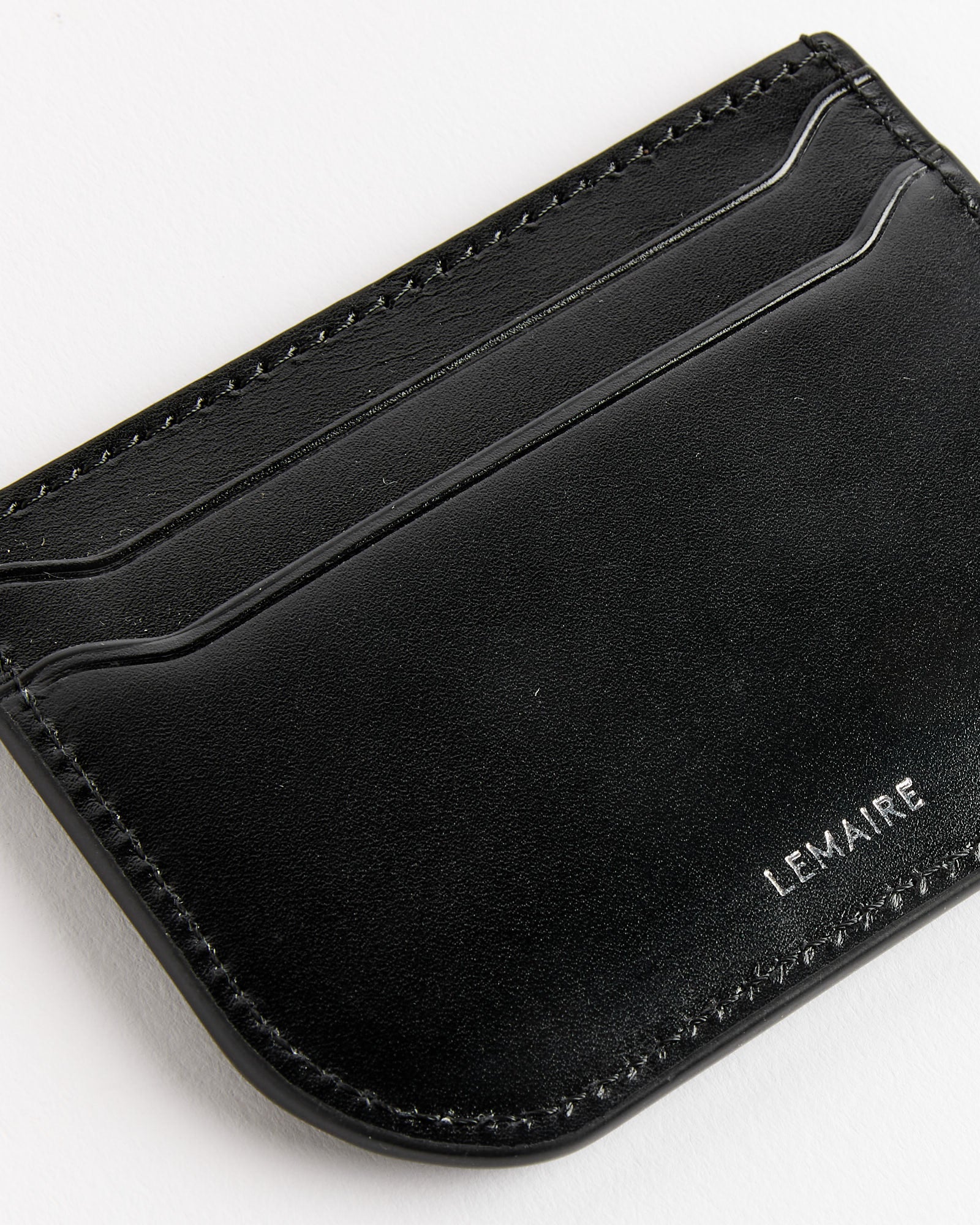 Lemaire Calepin Card Holder Black - Black / OS (263142)