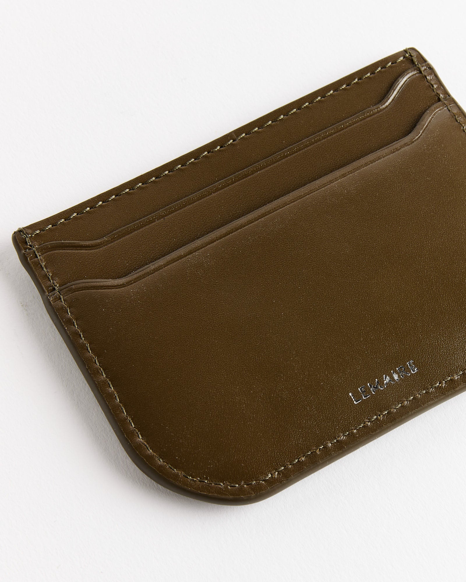 Lemaire Calepin Card Holder Khaki Moss - Khaki Moss / OS (263143)