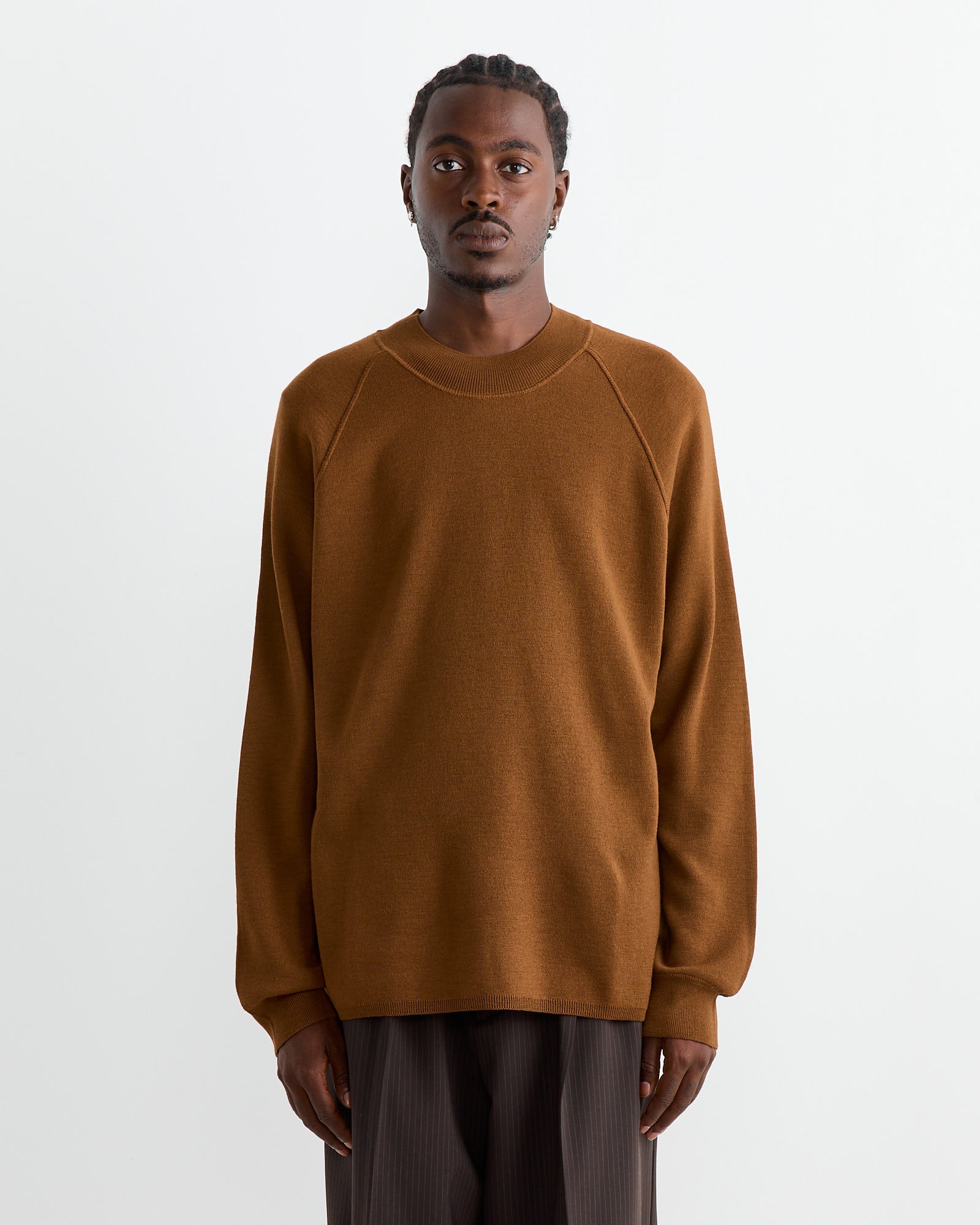 MHL Wide Neck Sweatshirt Tobacco - Tobacco / L (263223)