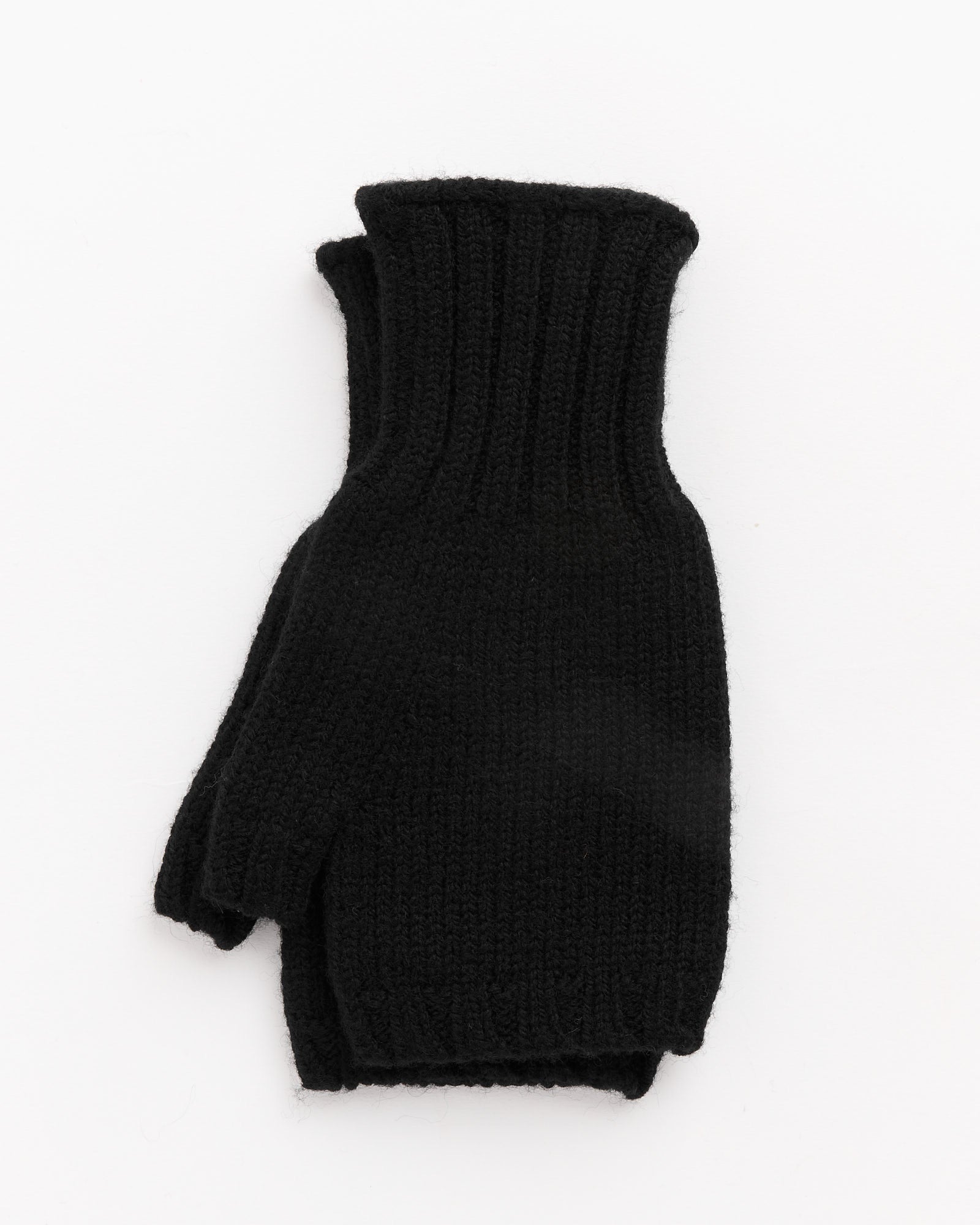 MHL Chunky Fingerless Glove Black - Black / OS (263258)