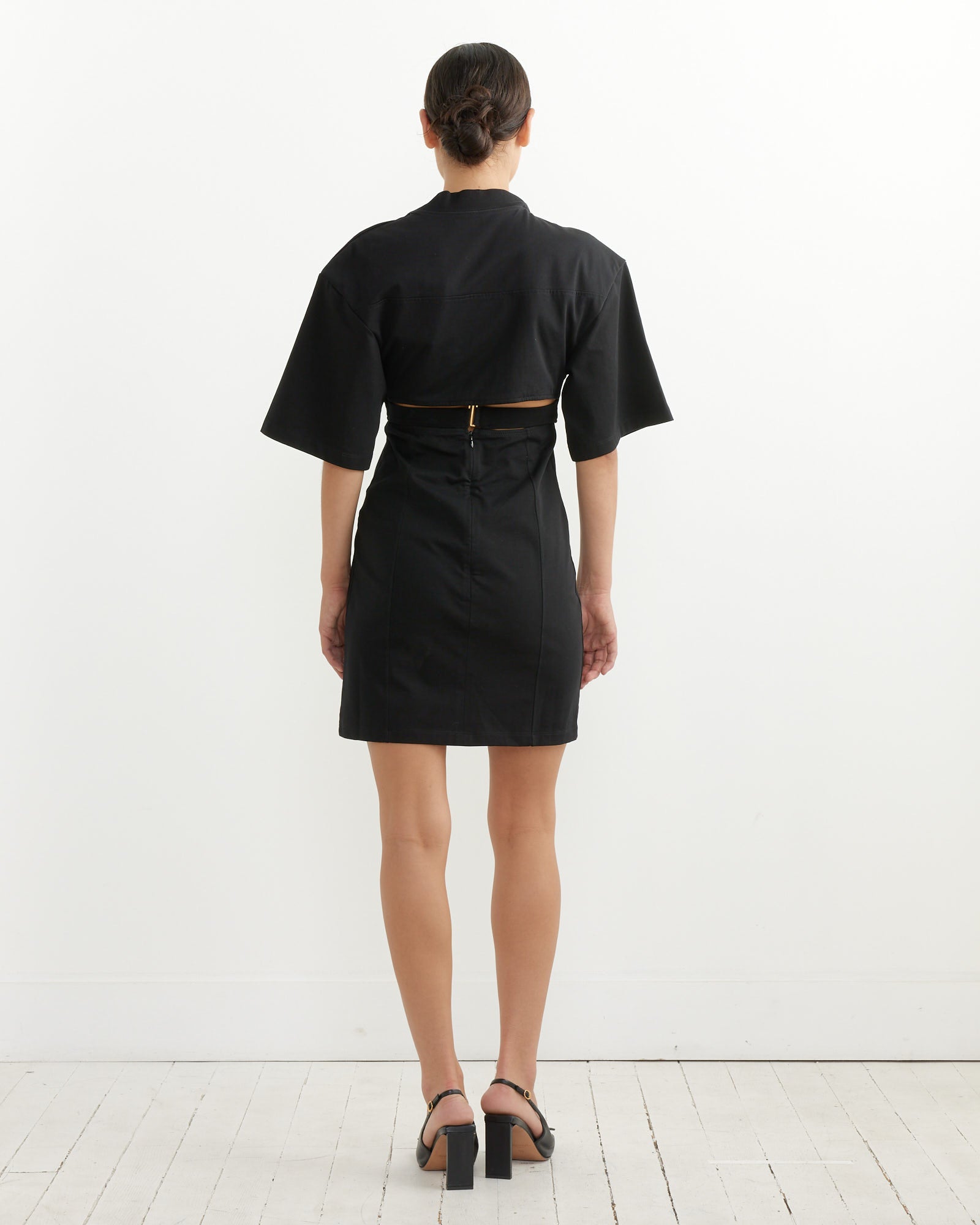 La Robe T-Shirt Bahia Dress in Black