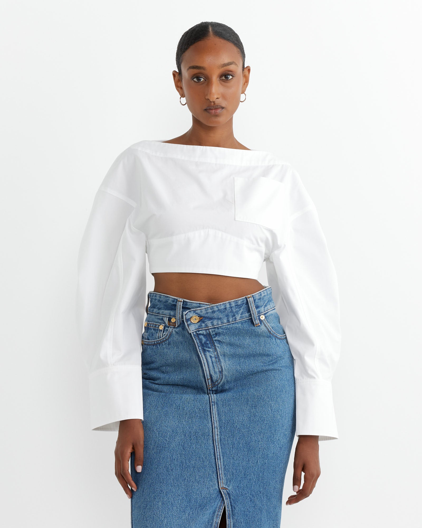 Le Haut Casaco Top in White