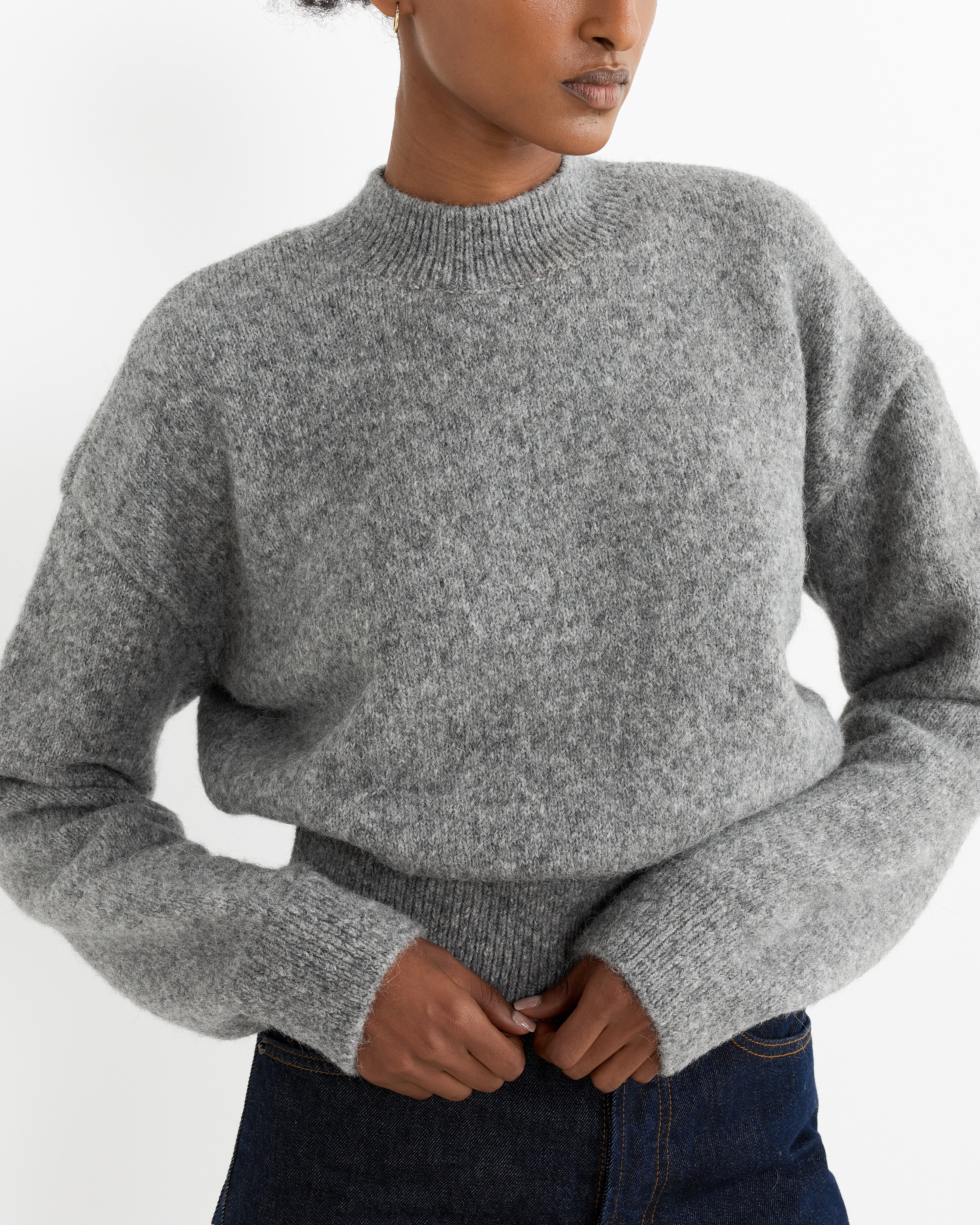 La Maille Sweater in Grey