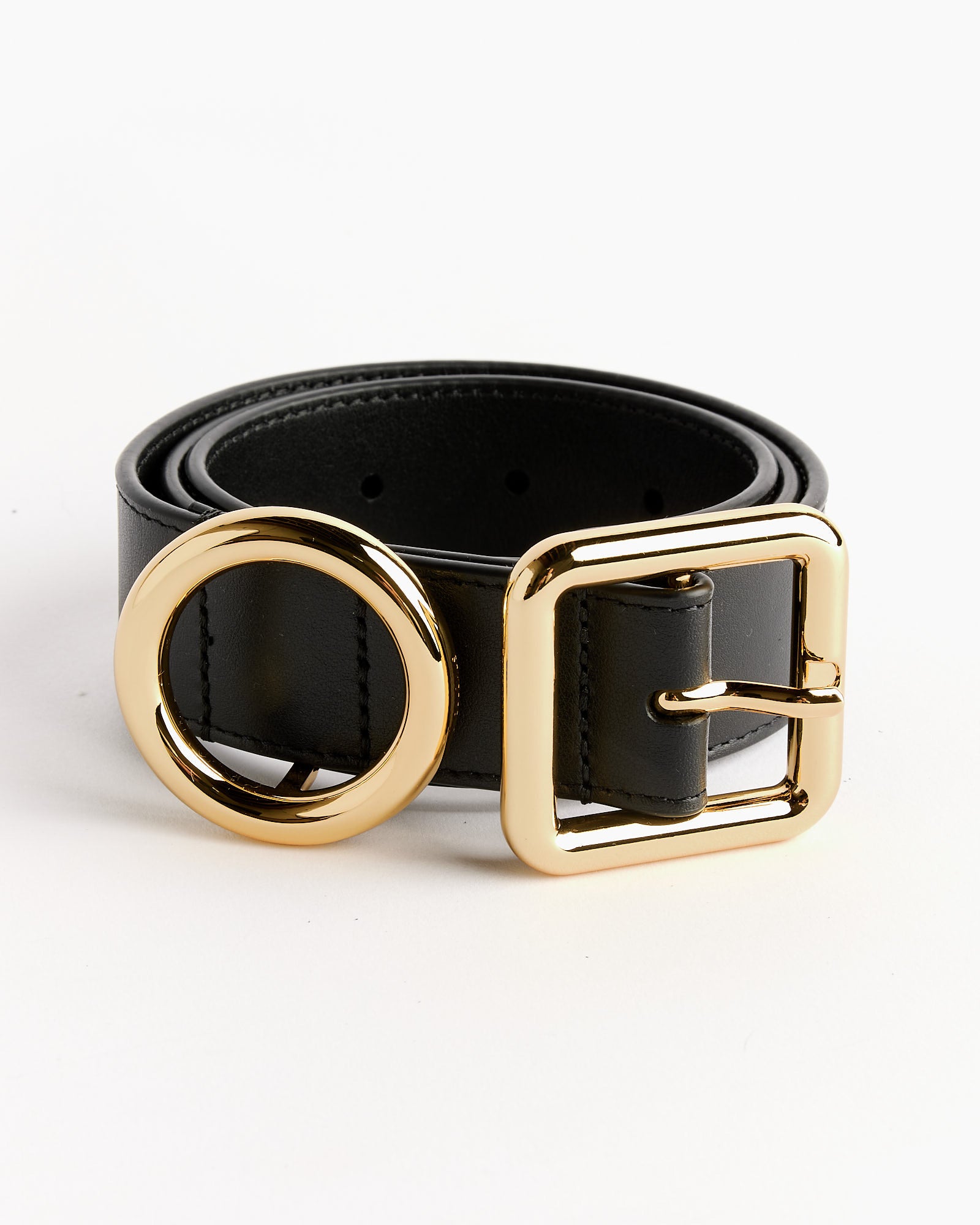 La Ceinture Regalo Belt in Black - Black / 75 (263340)