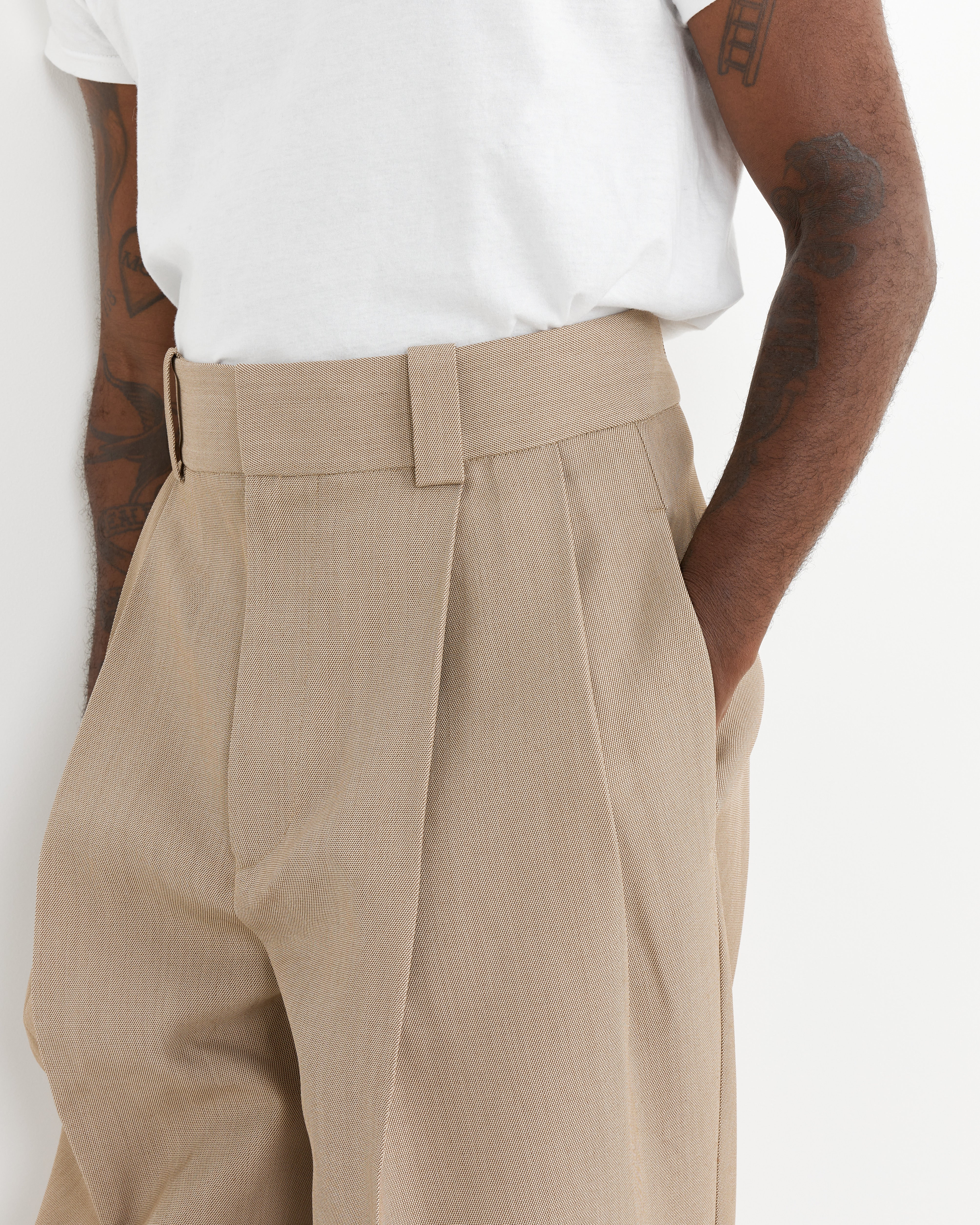 Le Pantalon Marzio Trouser in Beige