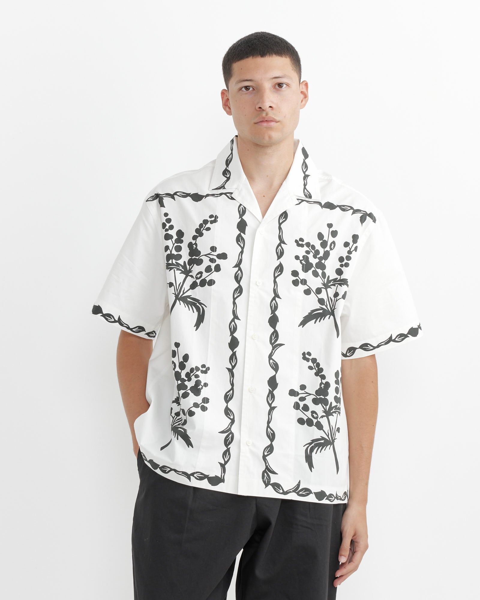 Jacquemus La Chemise Jean Shirt Mimosa Frise/Black - Mimosa Frise/Black / 50 (263387)